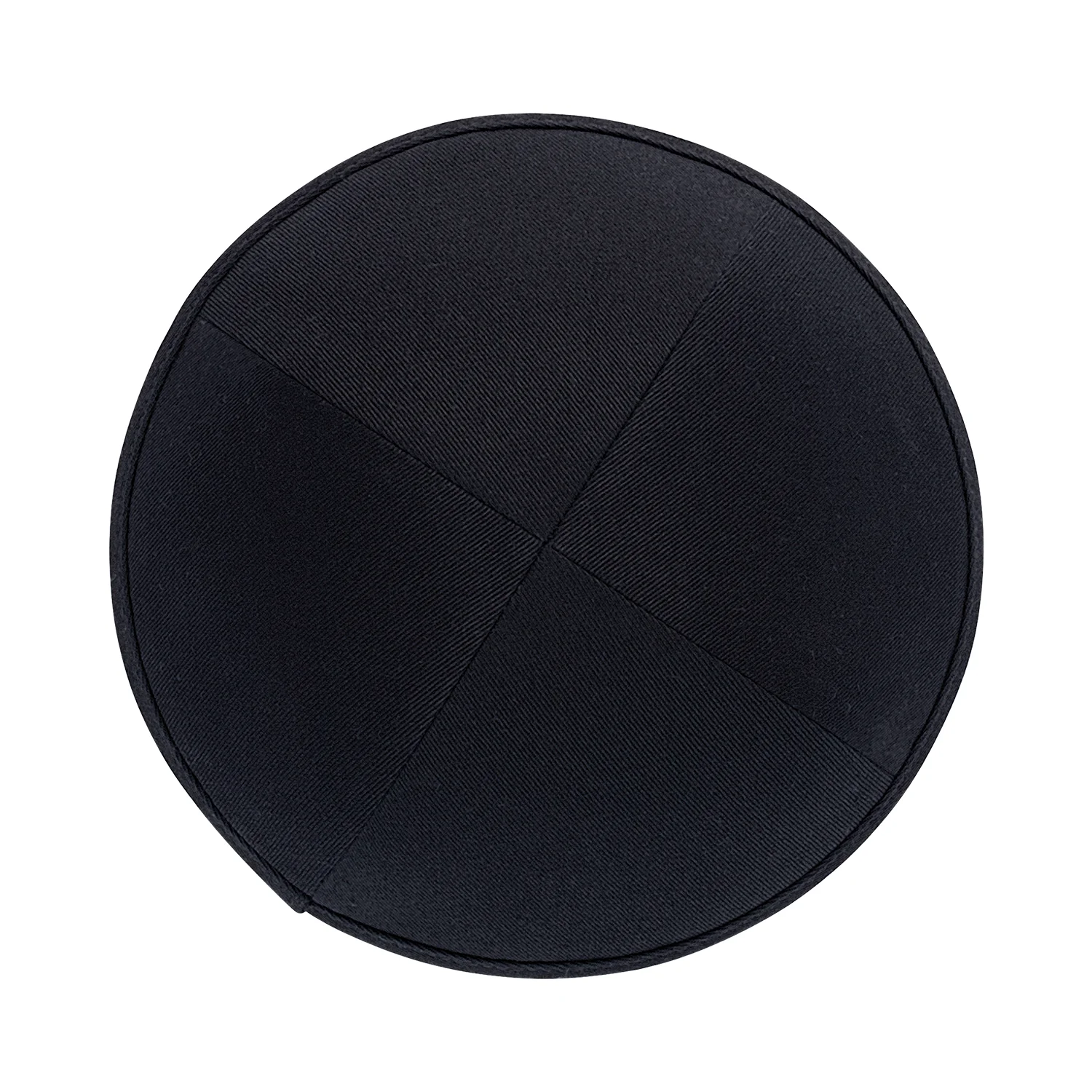 IKIPPAH BLACK COTTON YARMULKE - Image 2