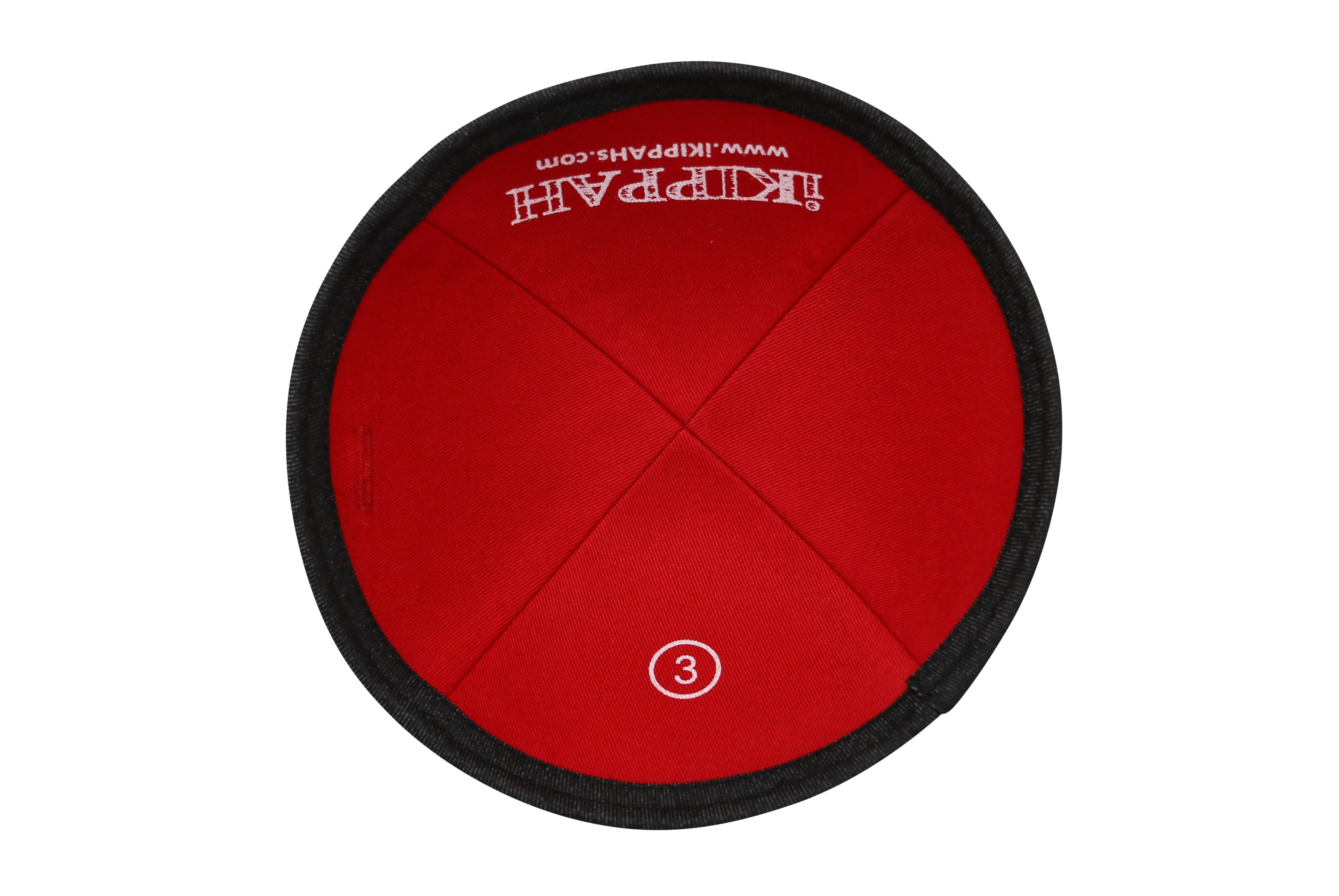 IKIPPAH BLACK DENIM YARMULKE - Image 3