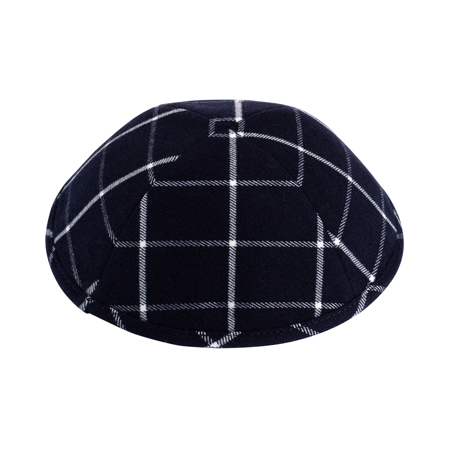 IKIPPAH WOOL PLAID YARMULKE - Image 5