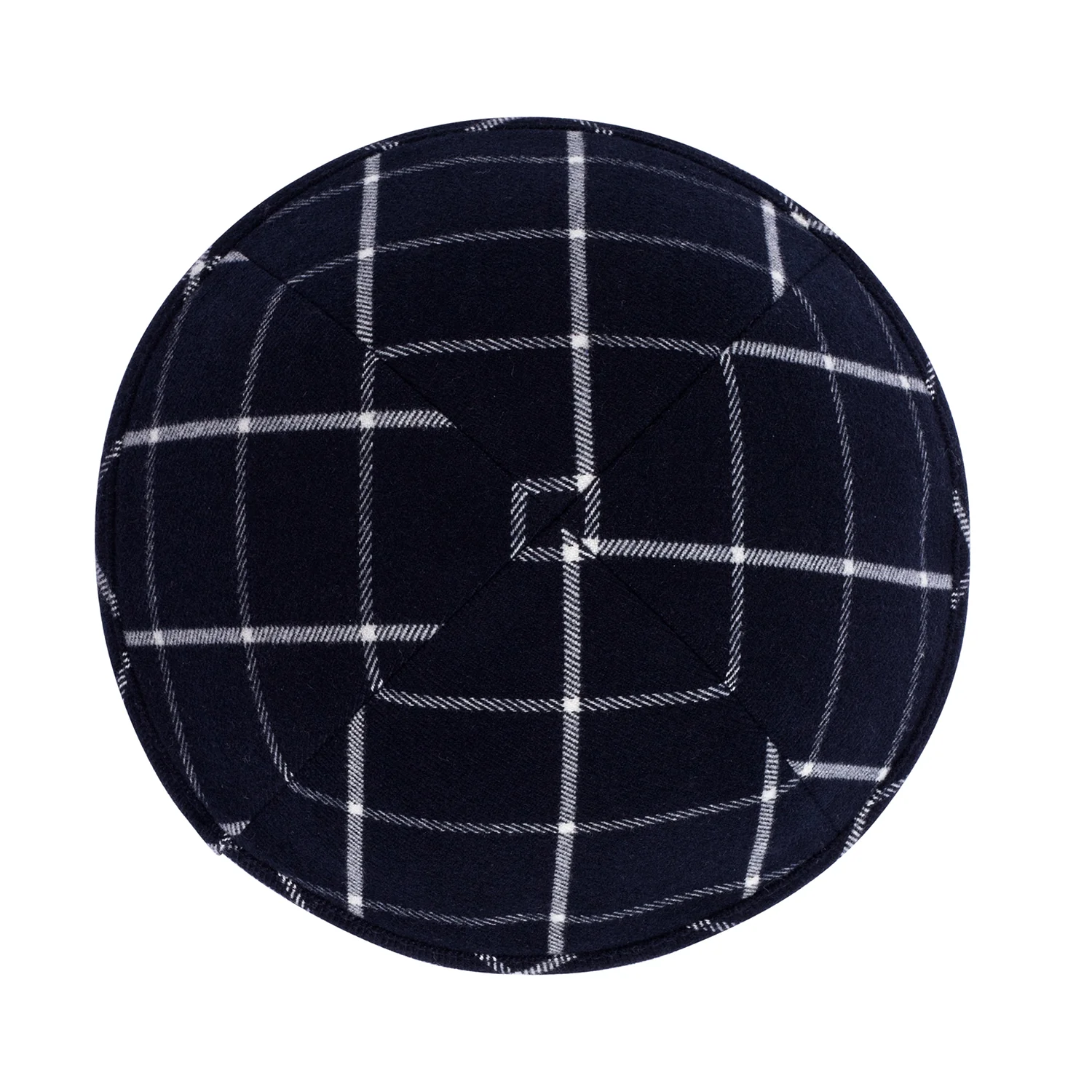 IKIPPAH WOOL PLAID YARMULKE - Image 6