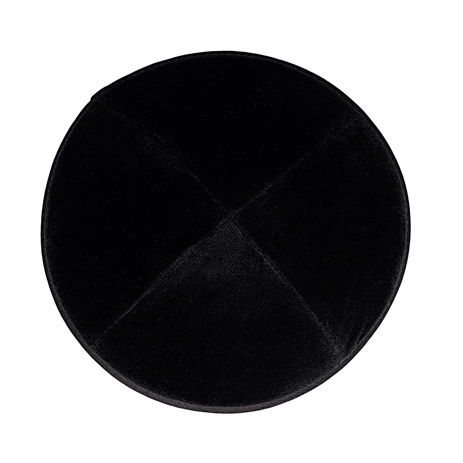 IKIPPAH BLACK VELVET YARMULKE - Image 2