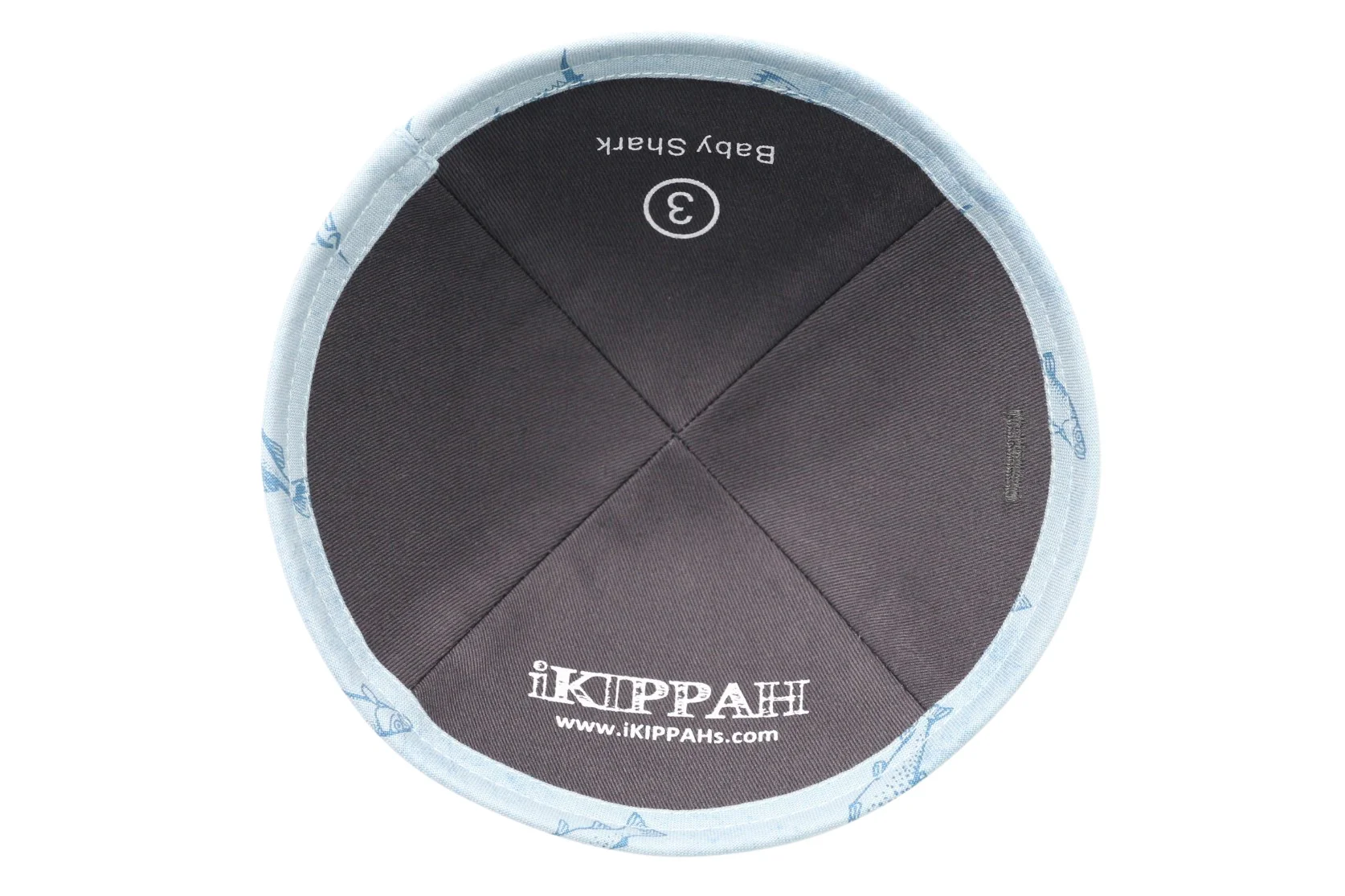 IKIPPAH BABY SHARK YARMULKE - Image 3