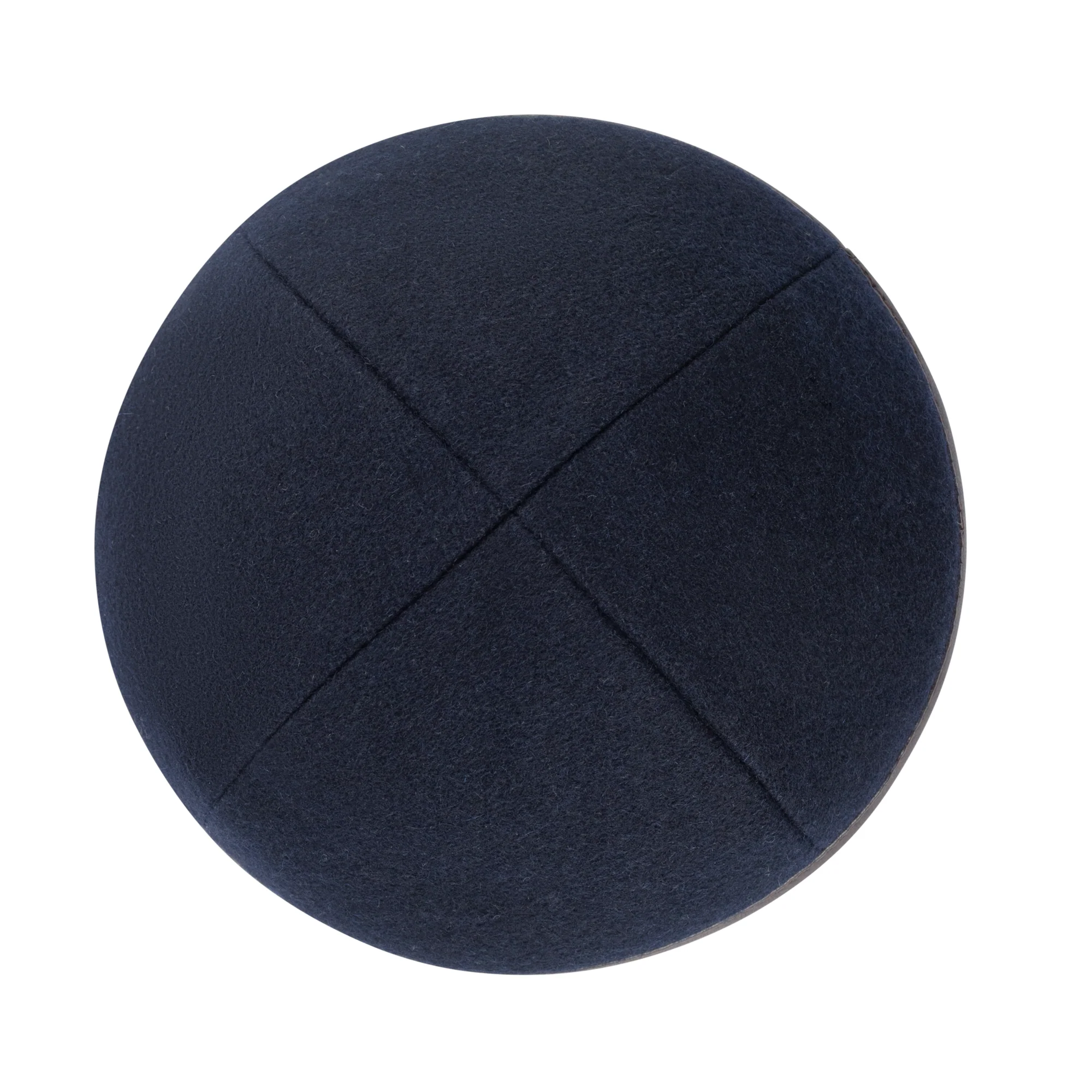 IKIPPAH WOOL W/ LEATHER RIM YARMULKE - Image 11
