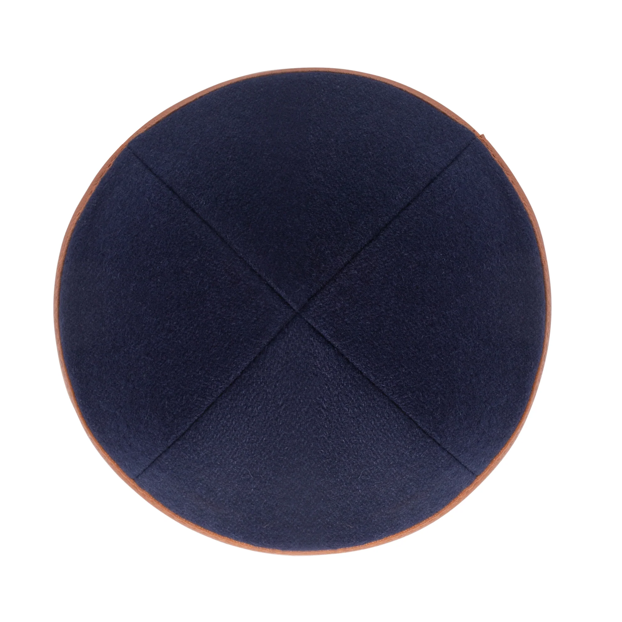 IKIPPAH WOOL W/ LEATHER RIM YARMULKE - Image 14