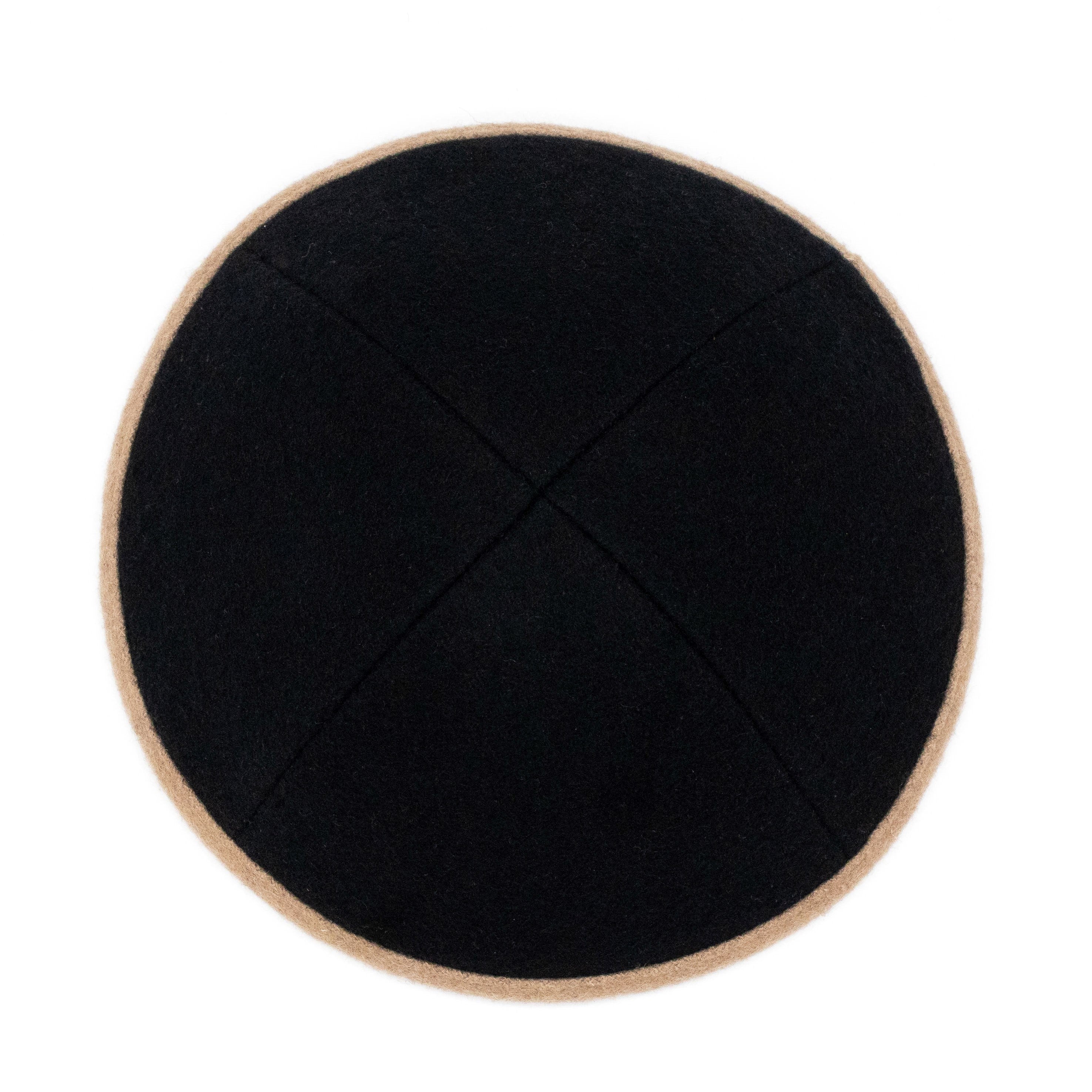 IKIPPAH WOOL W/ LEATHER RIM YARMULKE - Image 18