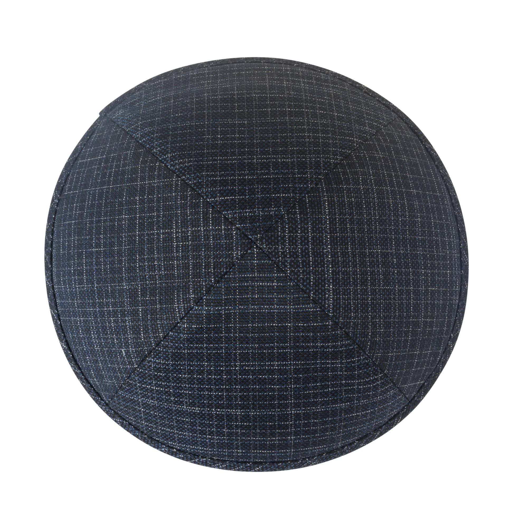 IKIPPAH NAVY ETCH YARMULKE - Image 2