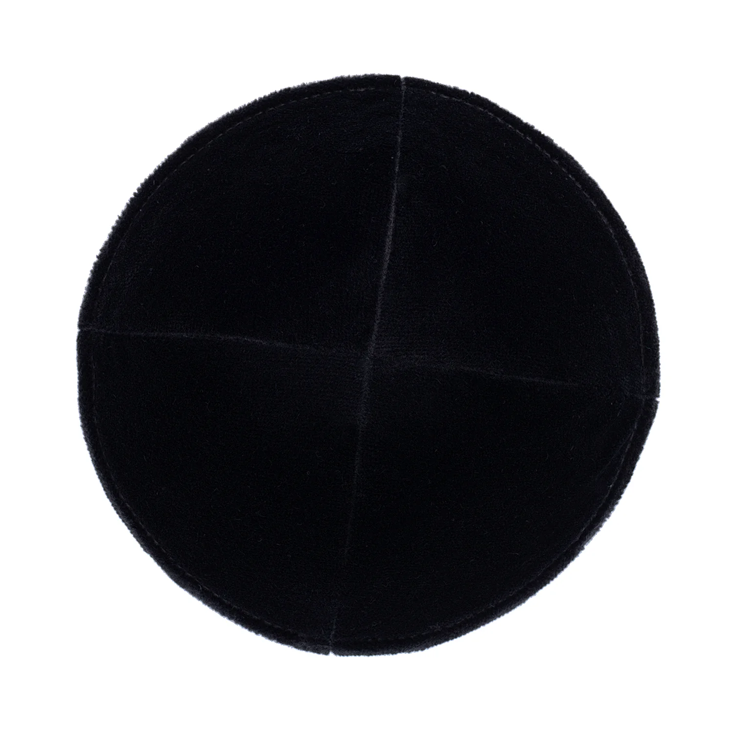IKIPPAH BLACK VELVET - RIMLESS YARMULKE - Image 2