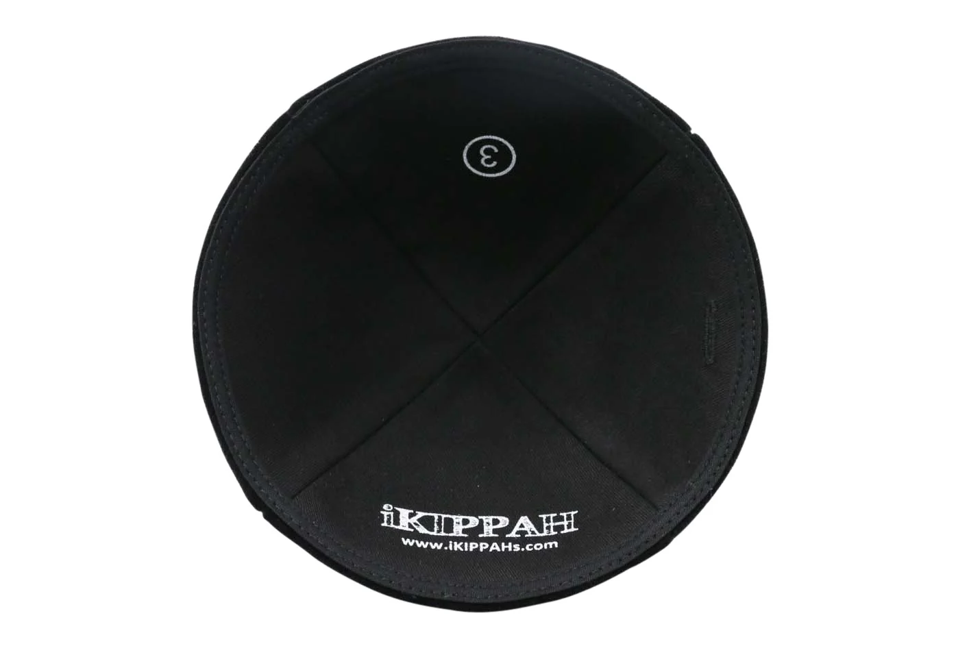 IKIPPAH BLACK VELVET - RIMLESS YARMULKE - Image 3