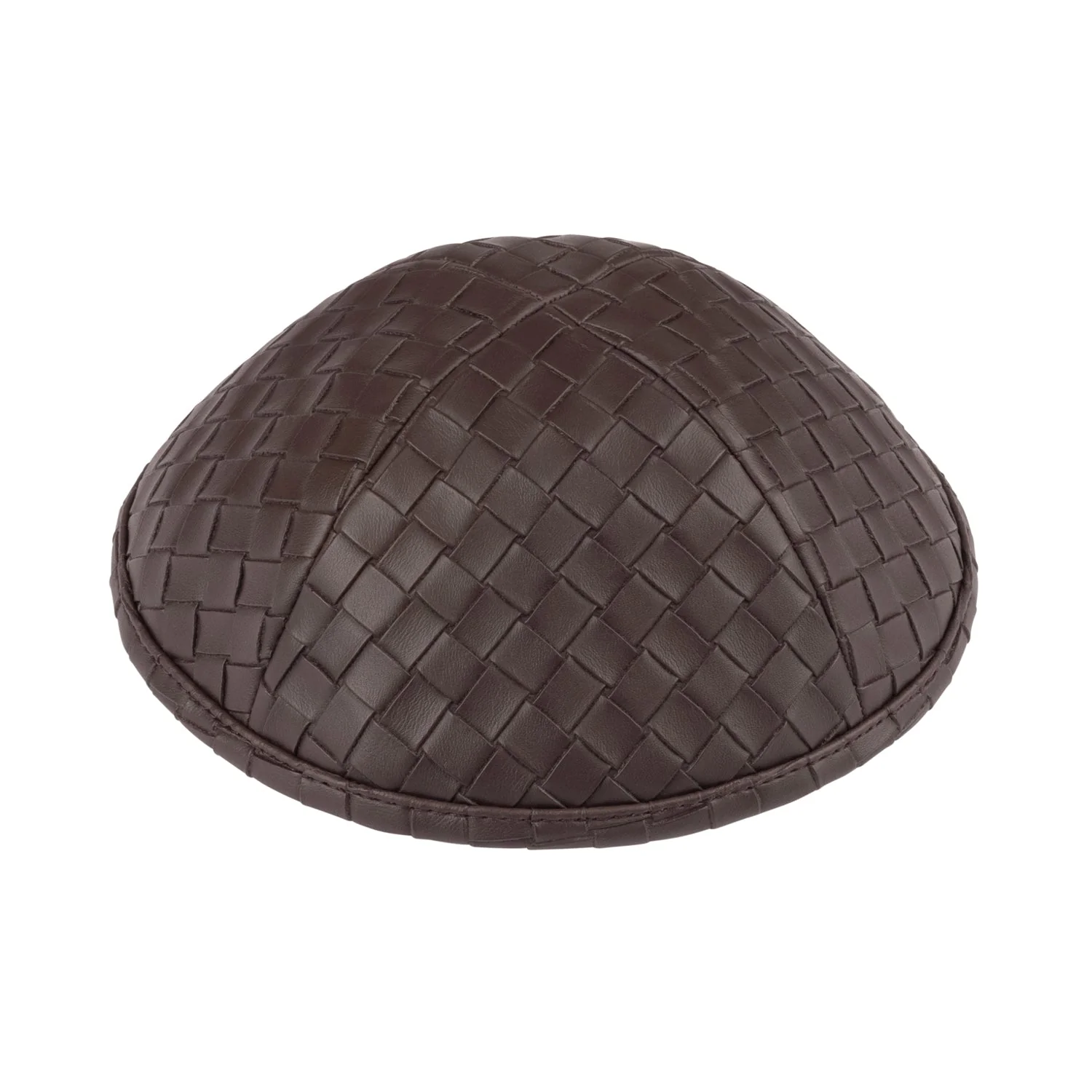 IKIPPAH WOVEN LEATHER YARMULKE - Image 3
