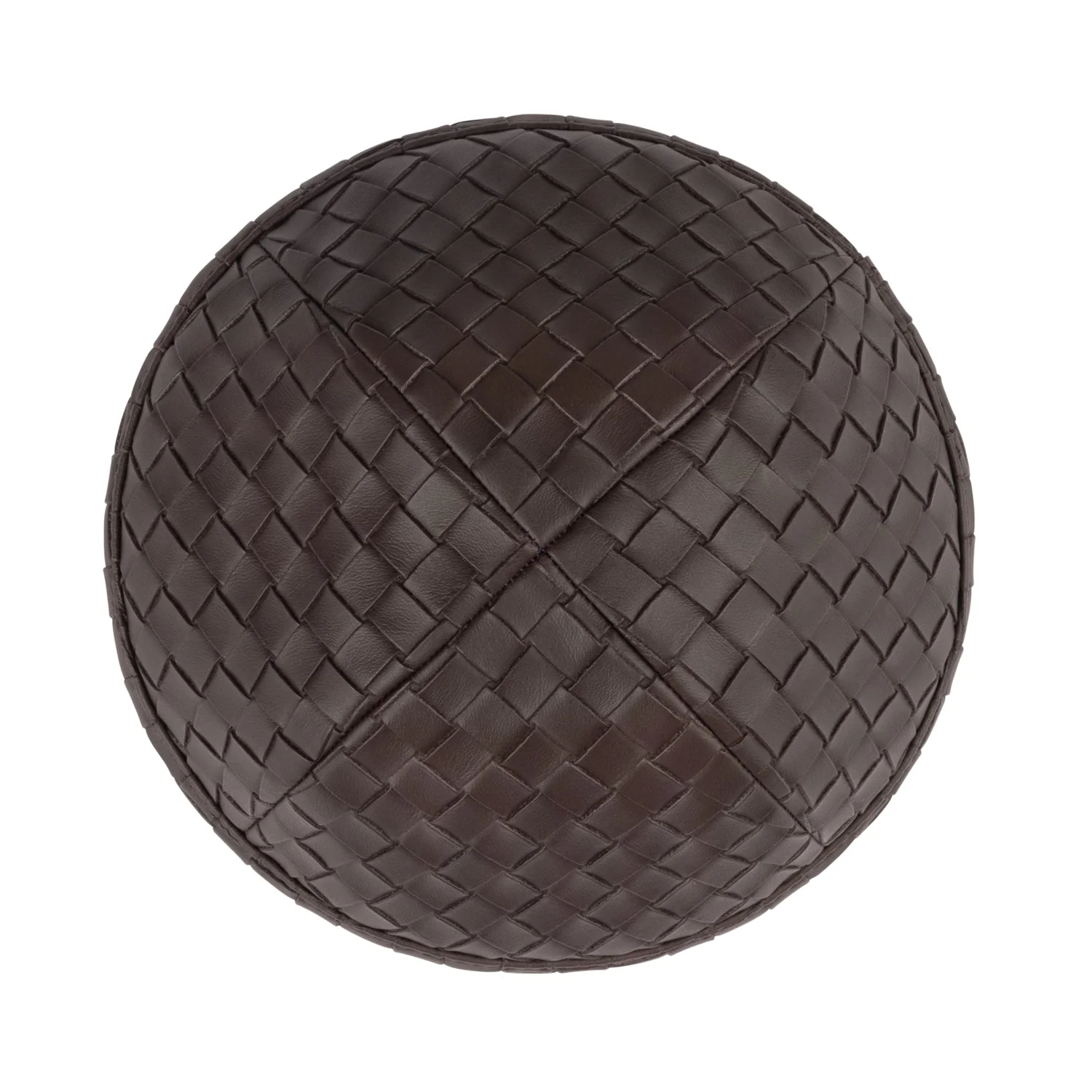 IKIPPAH WOVEN LEATHER YARMULKE - Image 4