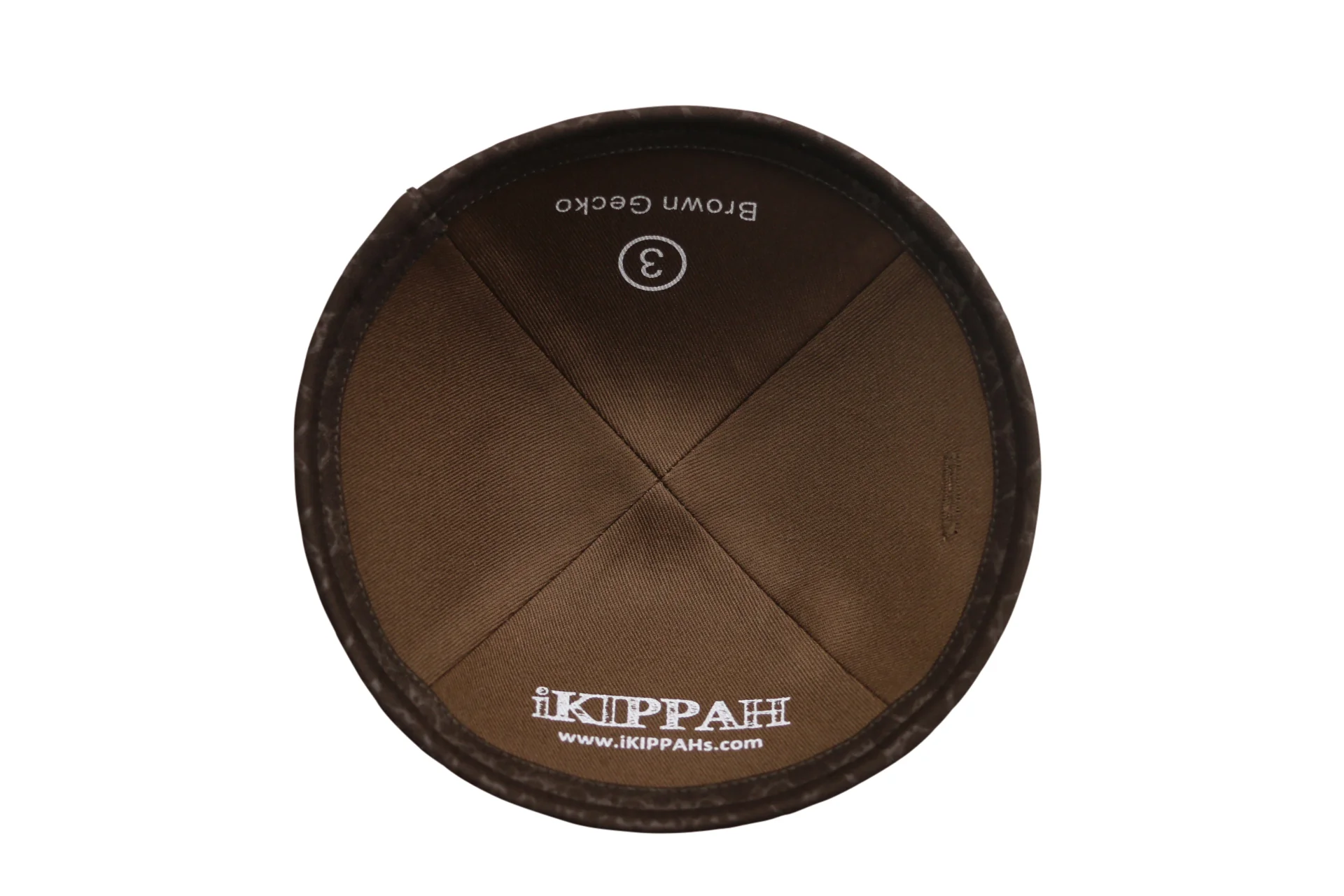 IKIPPAH BROWN GECKO YARMULKE - Image 2
