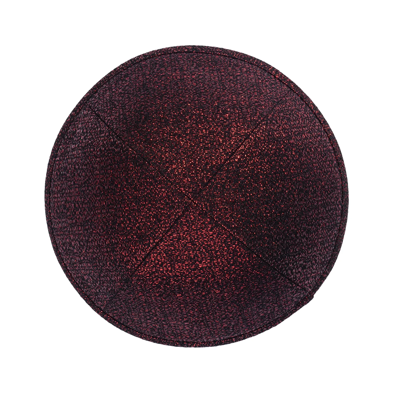 IKIPPAH BURGUNDY BLEND YARMULKE - Image 2