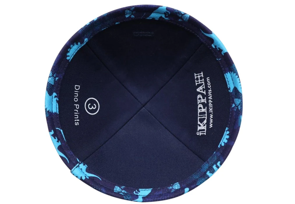 IKIPPAH DINO PRINTS YARMULKE - Image 3