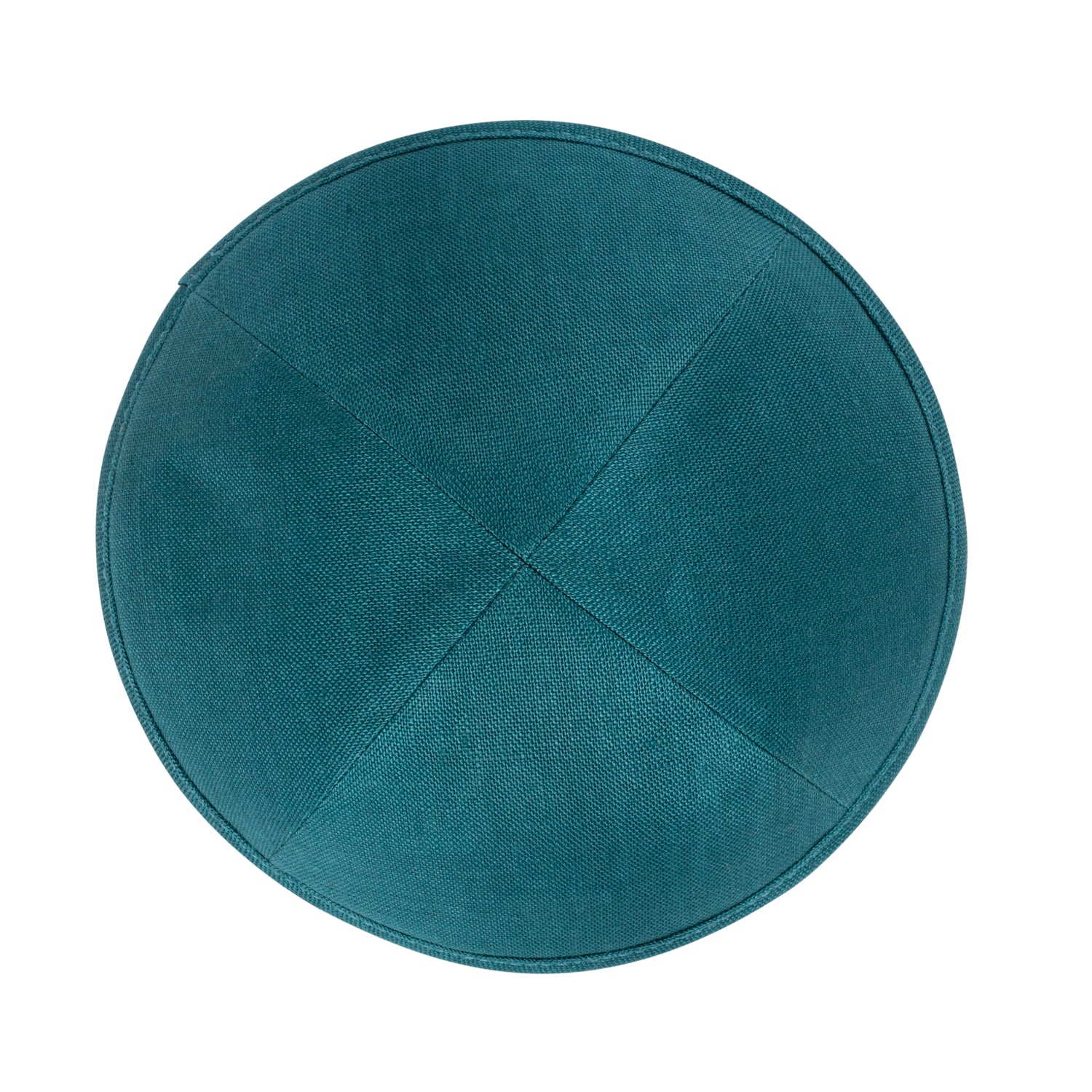 IKIPPAH FRENCH BLUE LINEN YARMULKE - Image 2