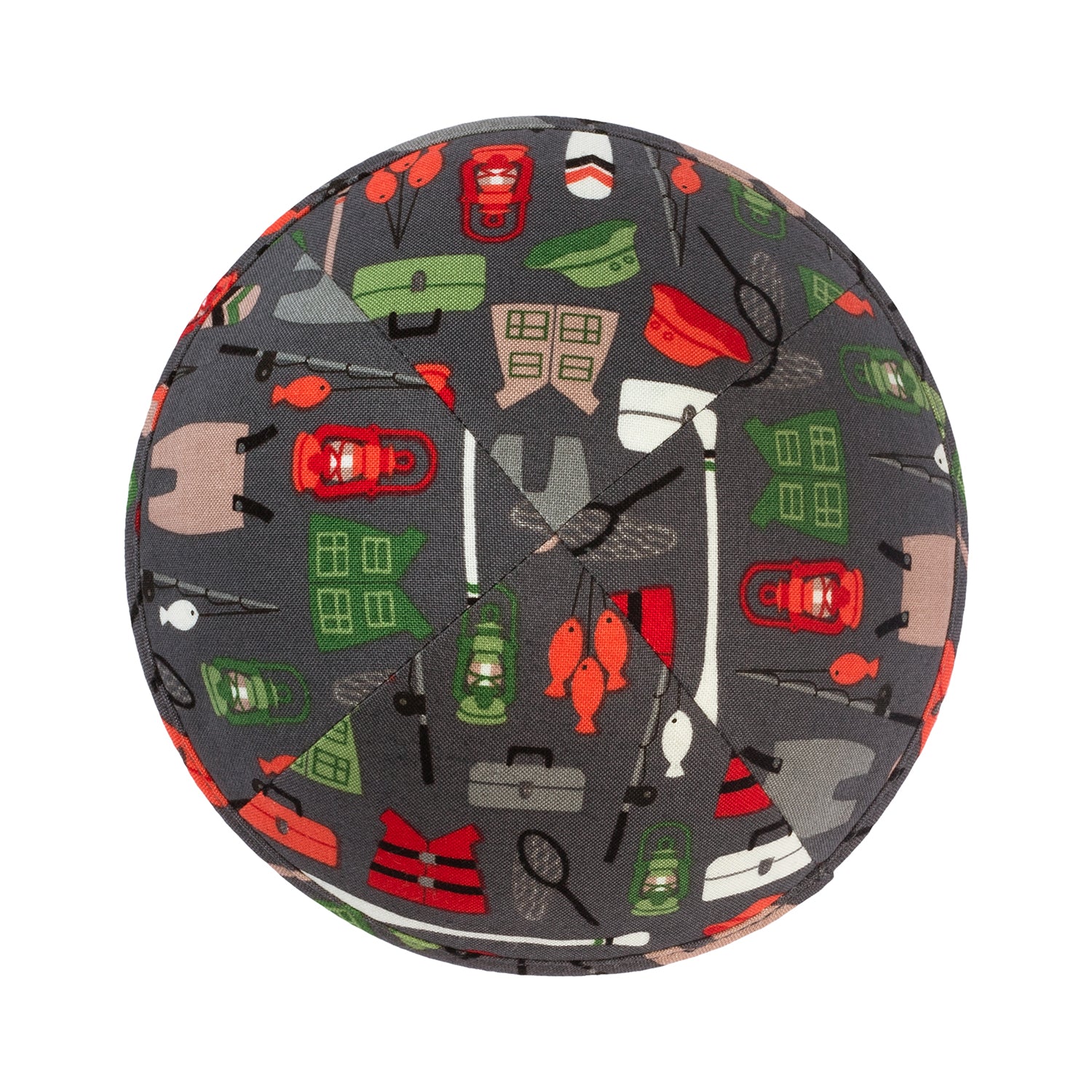 IKIPPAH GONE CAMPING  - GRAY YARMULKE - Image 2