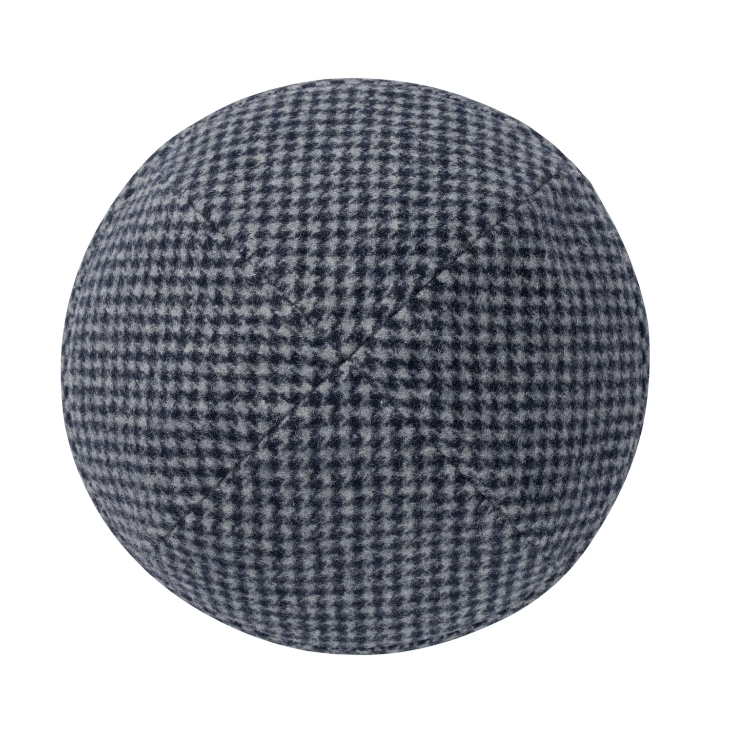 IKIPPAH GRAY HOUNDSTOOTH YARMULKE - Image 2