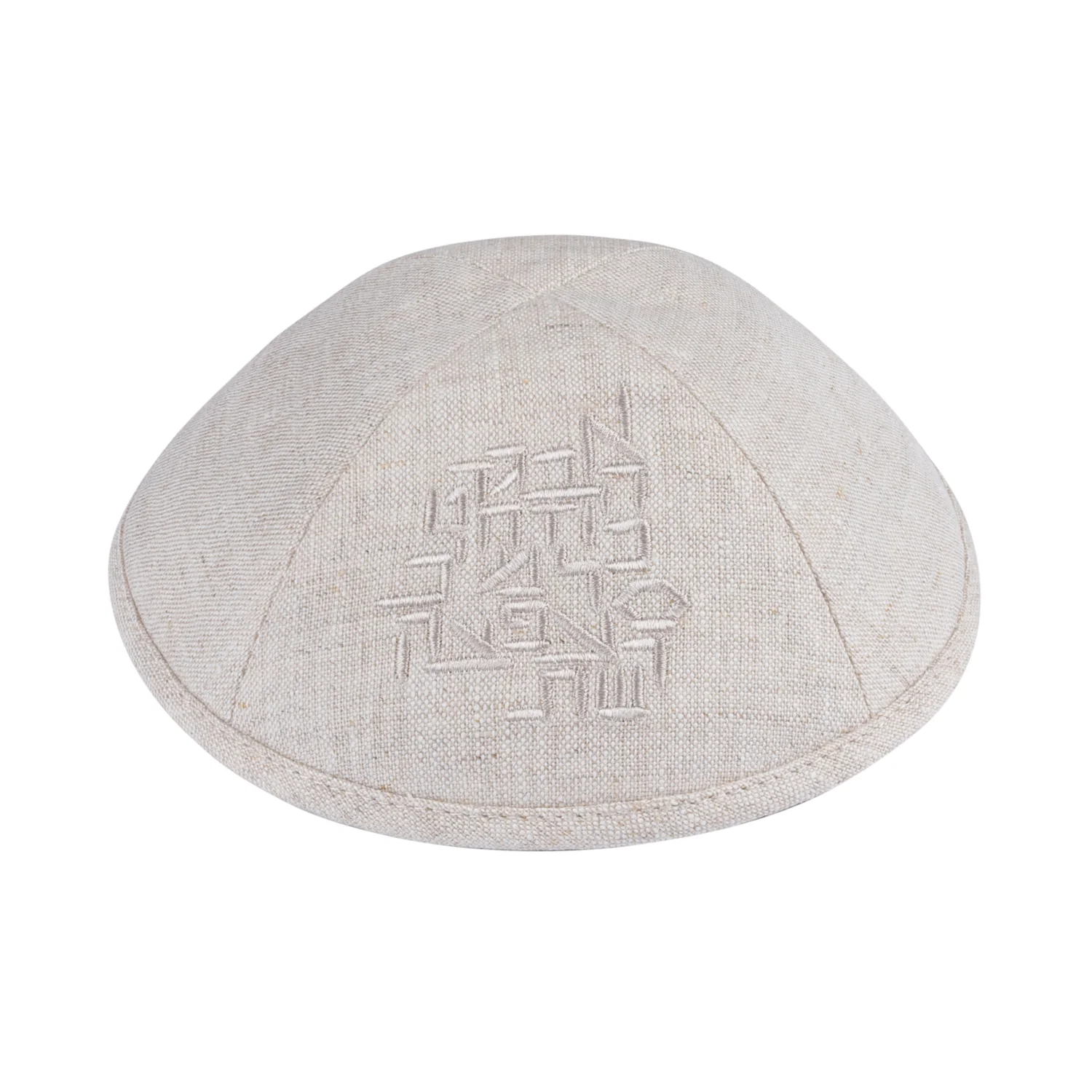 IKIPPAH STACKED ALEPH BAIS YARMULKE - Image 5