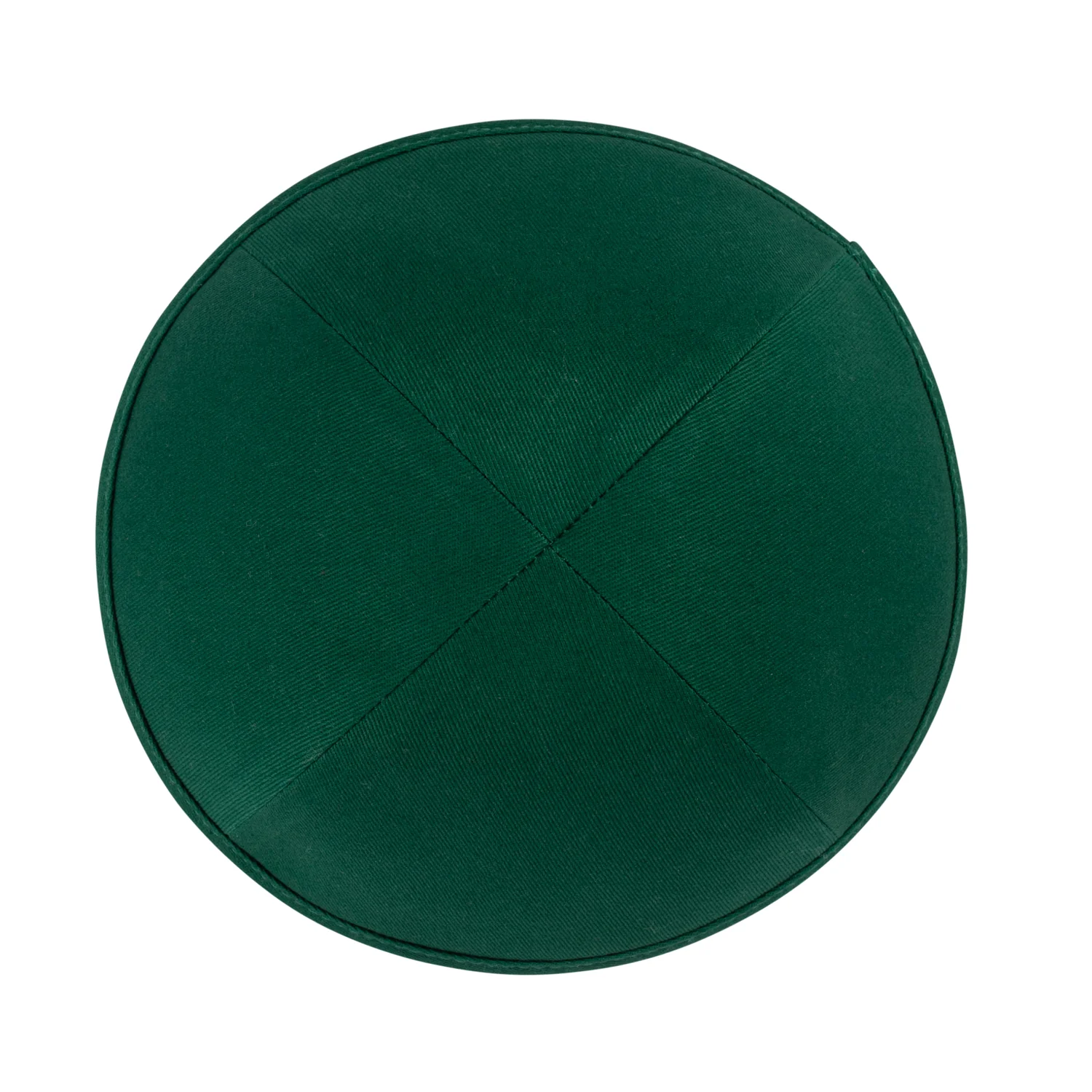 IKIPPAH GREEN COTTON YARMULKE - Image 2