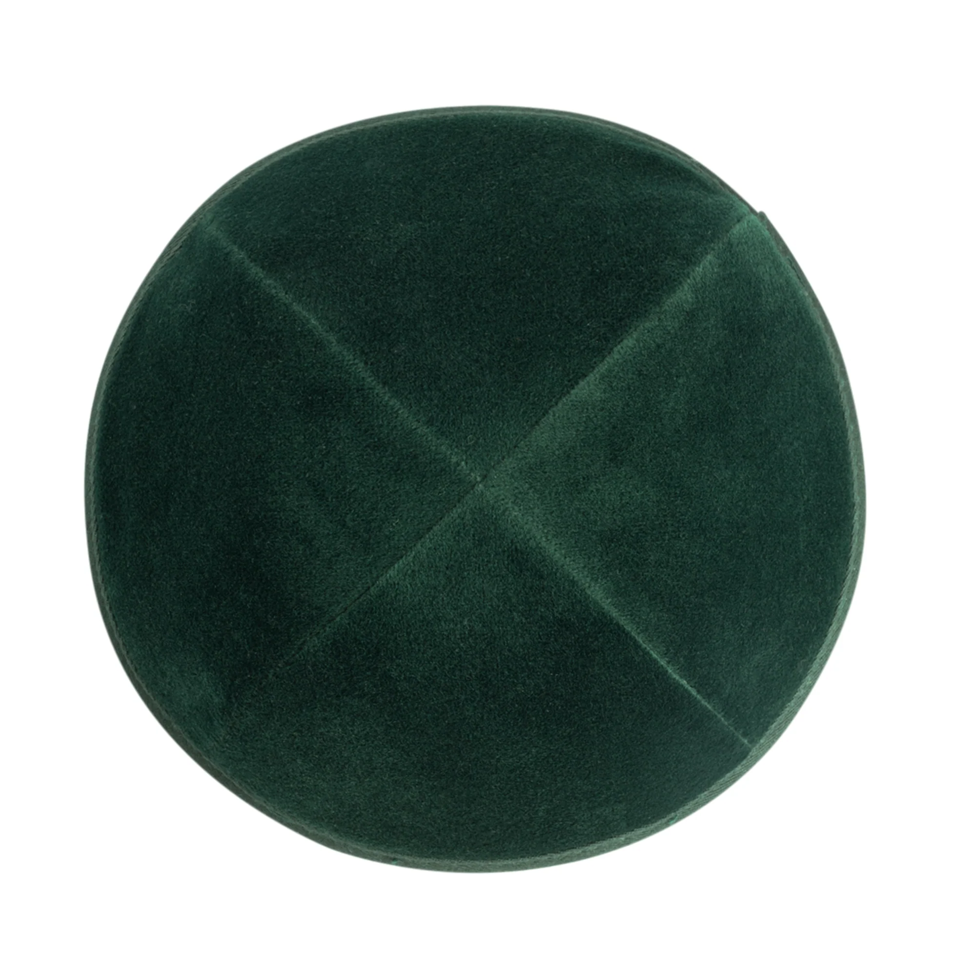 IKIPPAH GREEN VELVET YARMULKE - Image 2
