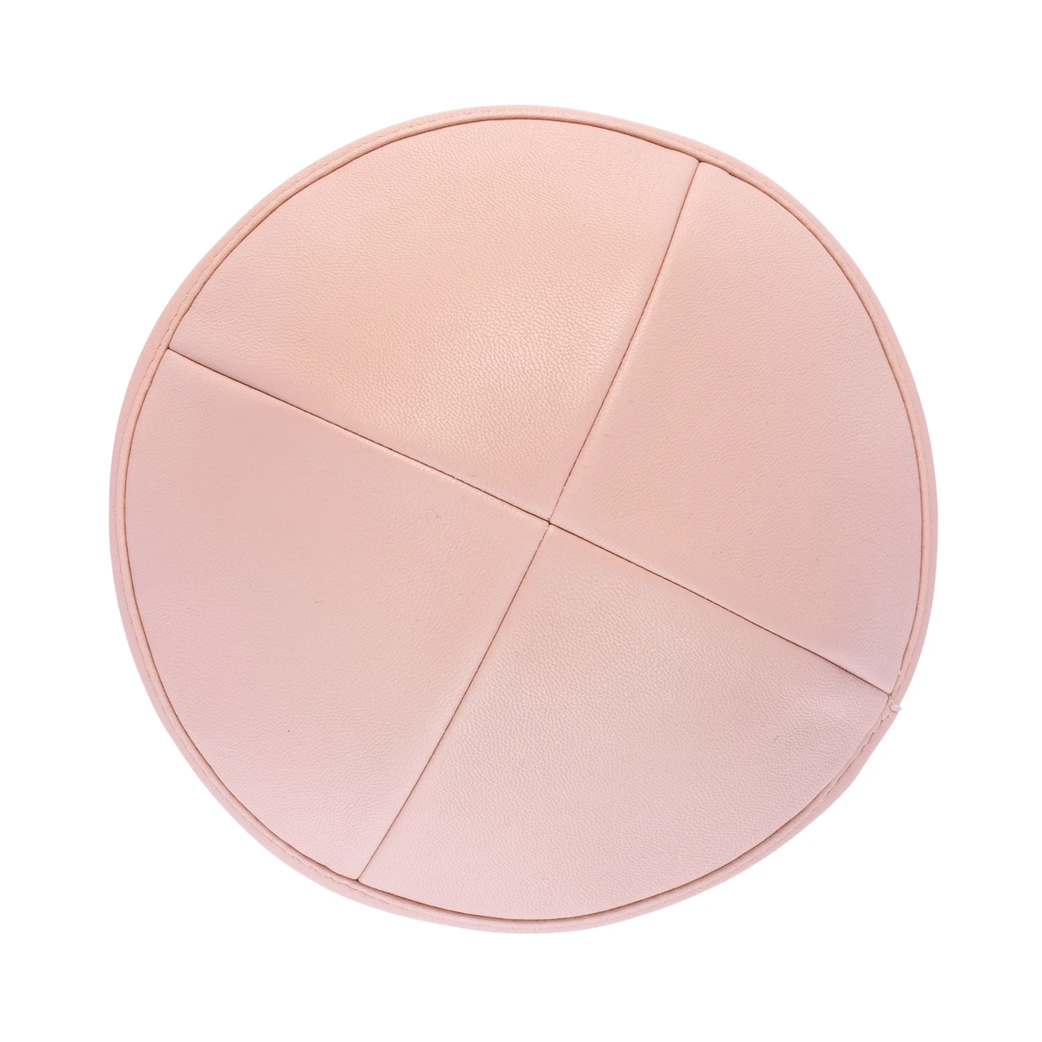 IKIPPAH MAUVE LEATHER YARMULKE - Image 2