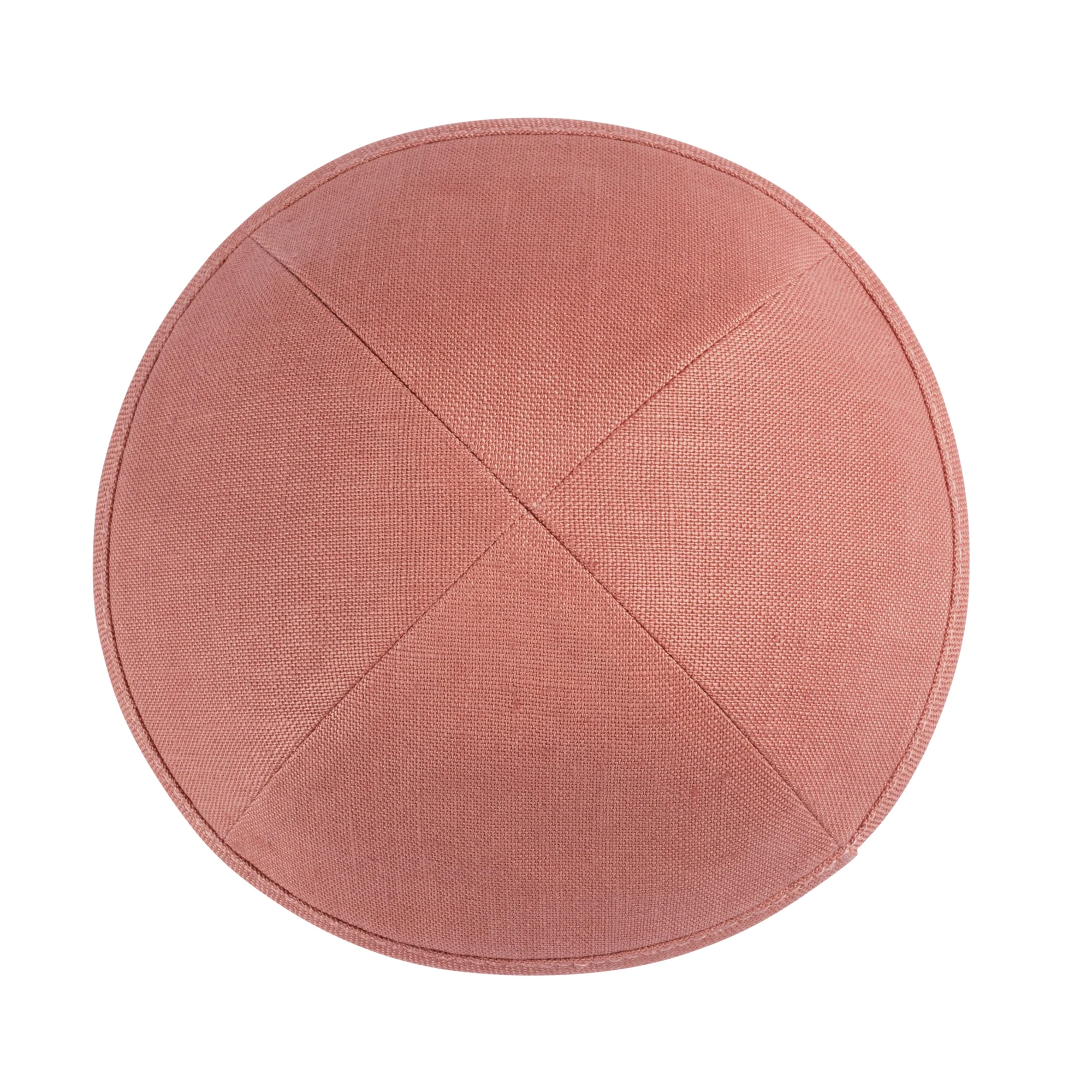 IKIPPAH MAUVE LINEN YARMULKE - Image 2