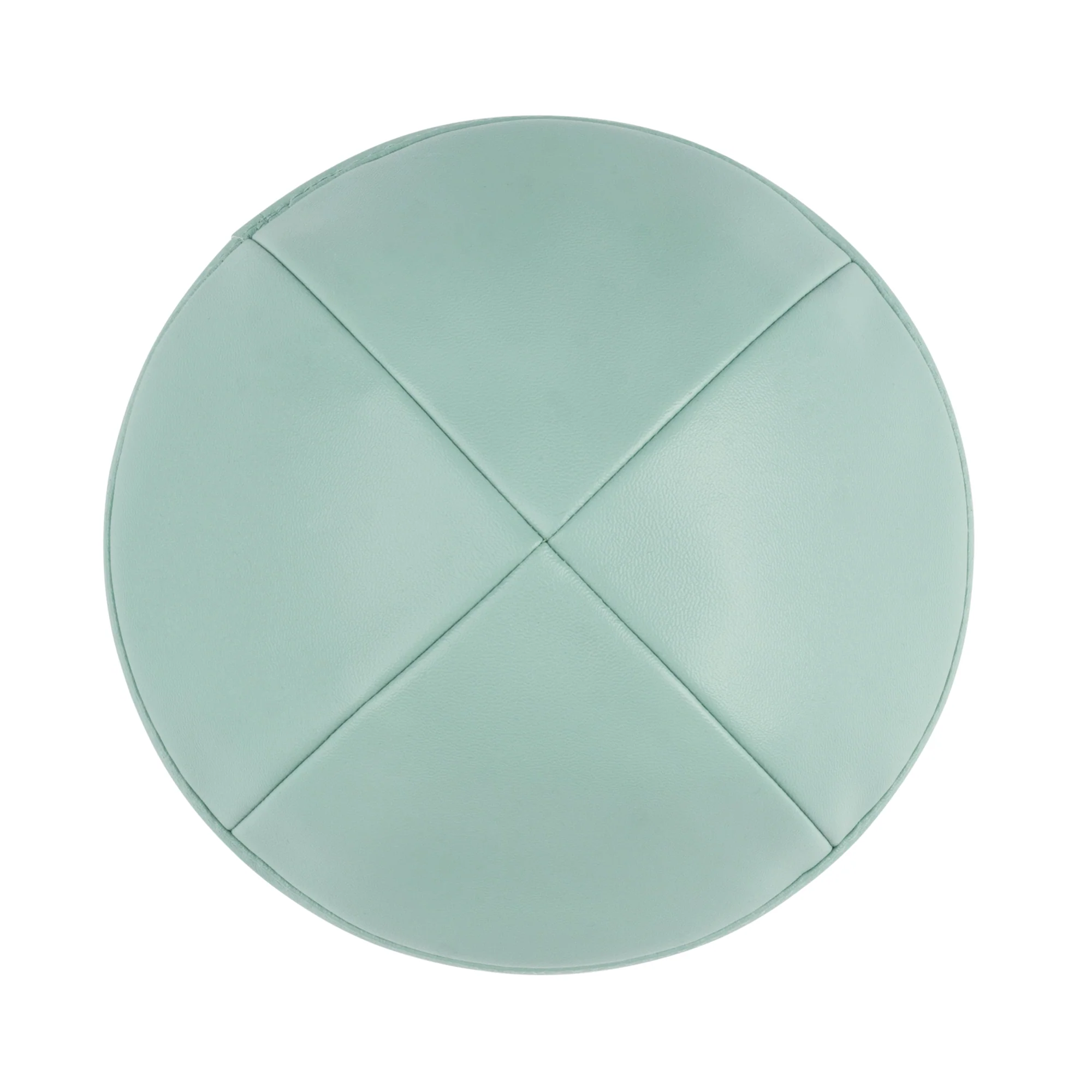 IKIPPAH MINT LEATHER YARMULKE - Image 2