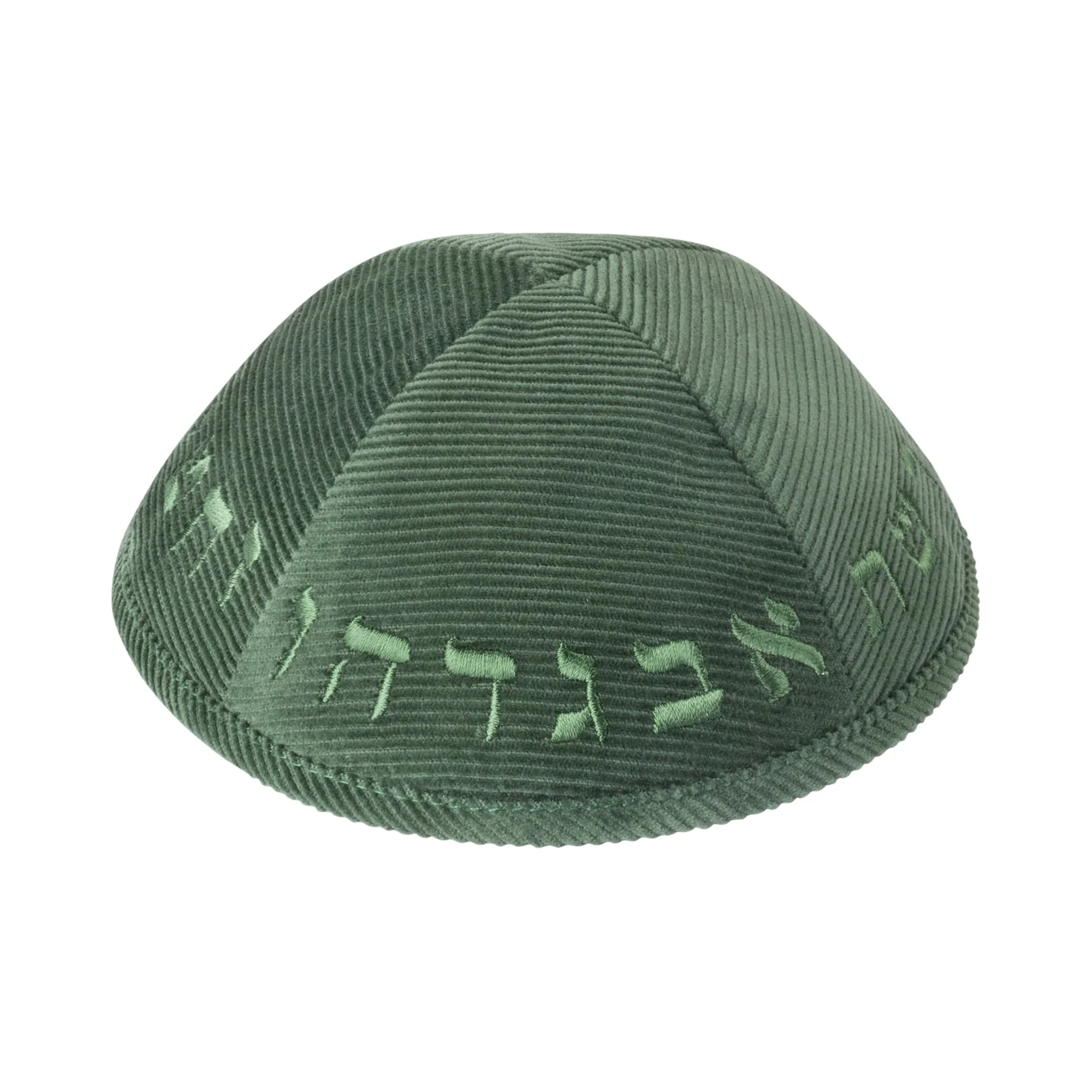 IKIPPAH CORDUROY W/ ALEPH BAIS YARMULKE - Image 3