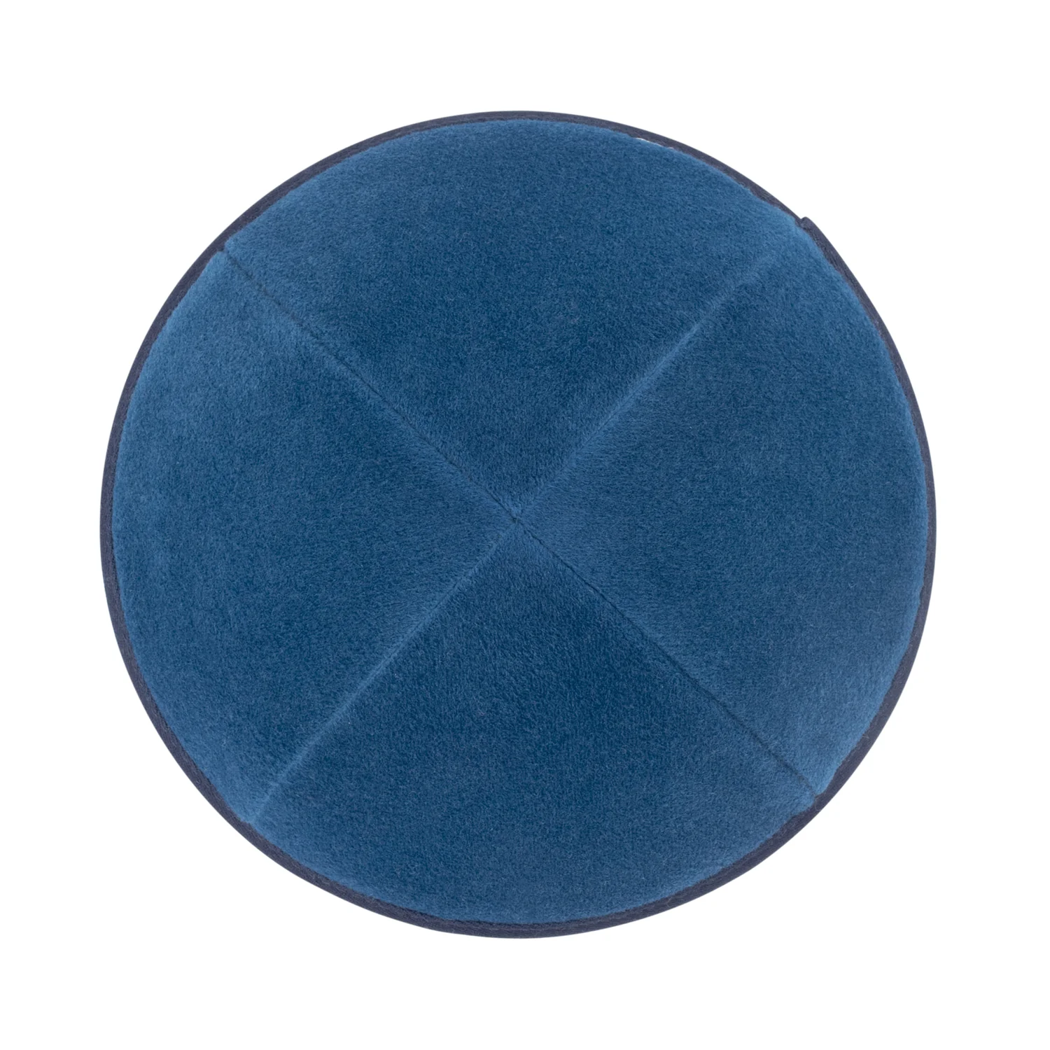 IKIPPAH MIDNIGHT BLUE VELVET YARMULKE - Image 2