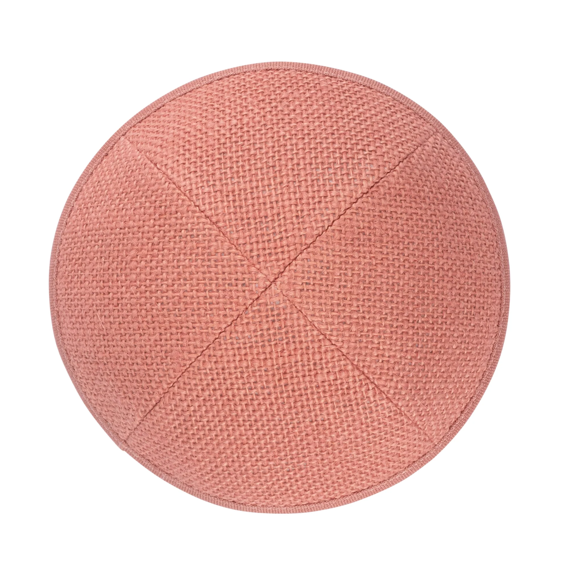 IKIPPAH SALMON BURLAP YARMULKE - Image 2