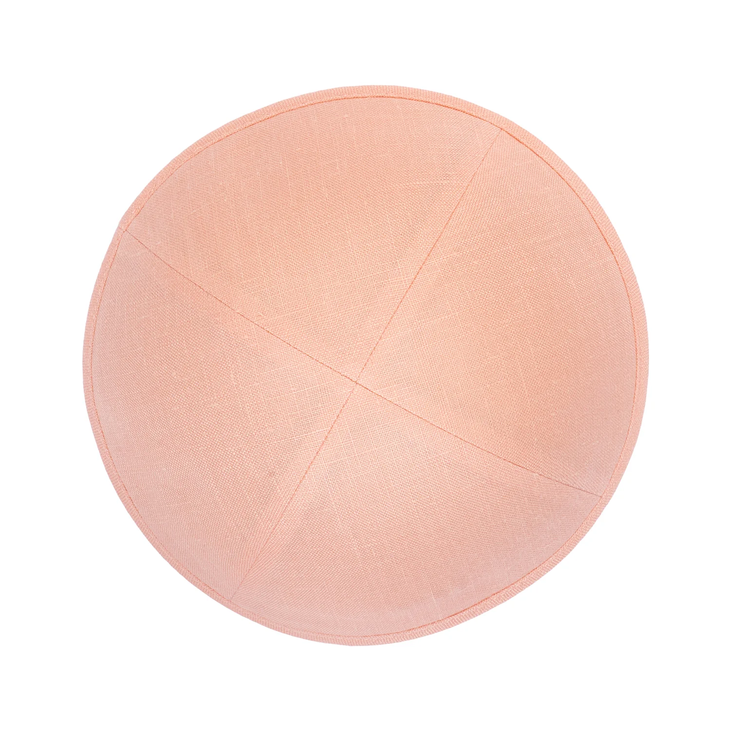 IKIPPAH SALMON LINEN YARMULKE - Image 2