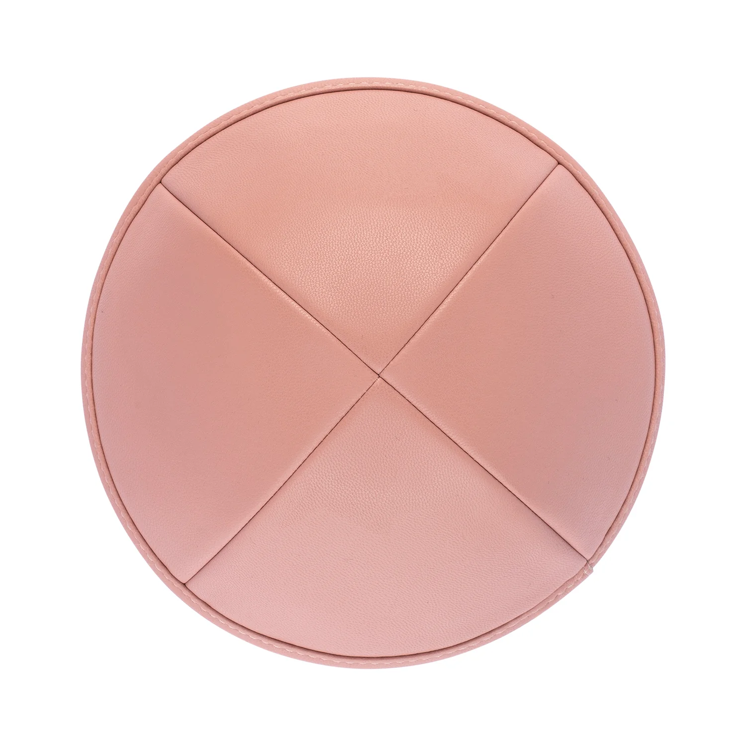 IKIPPAH SALMON LEATHER YARMULKE - Image 2