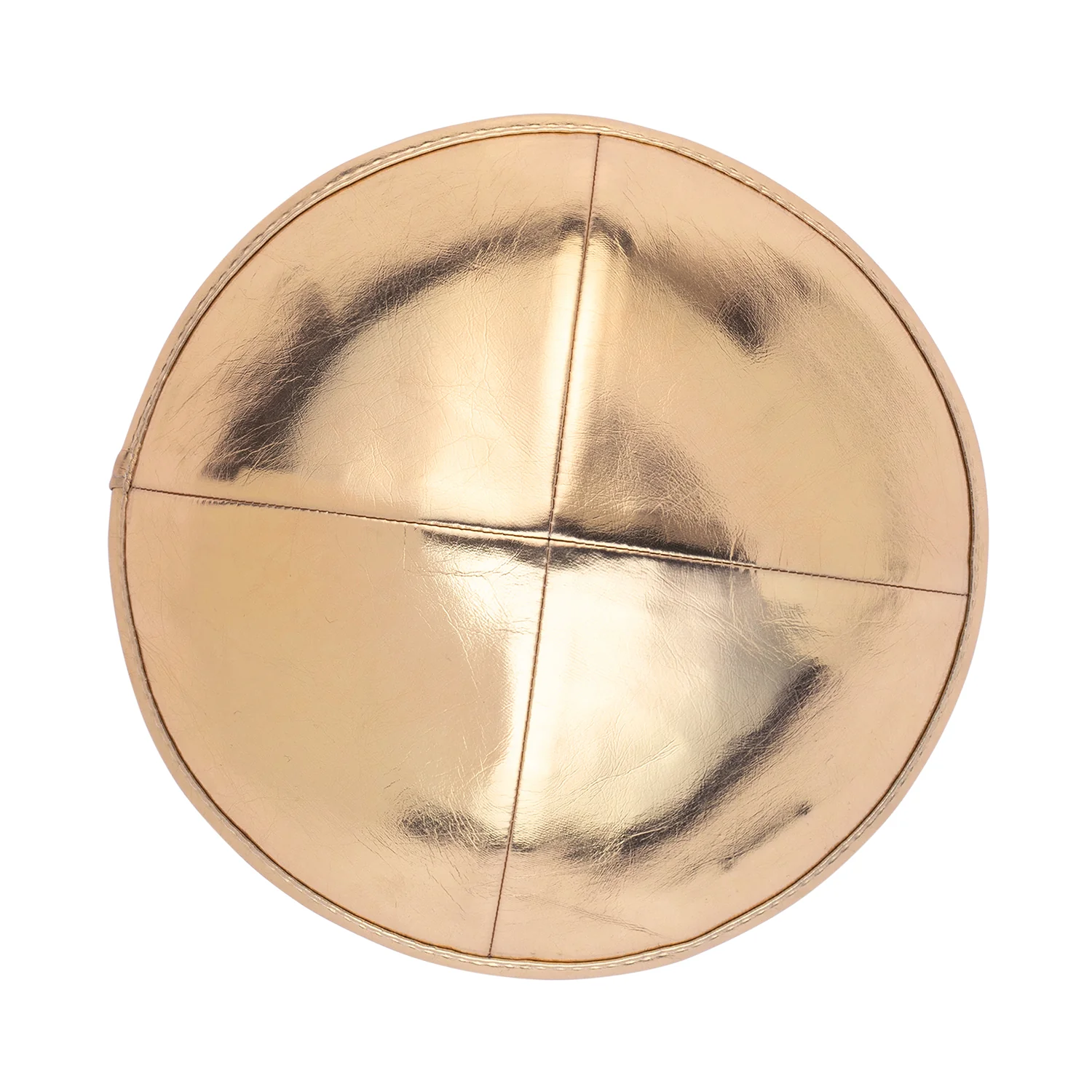IKIPPAH SHINY LEATHER YARMULKE - Image 2