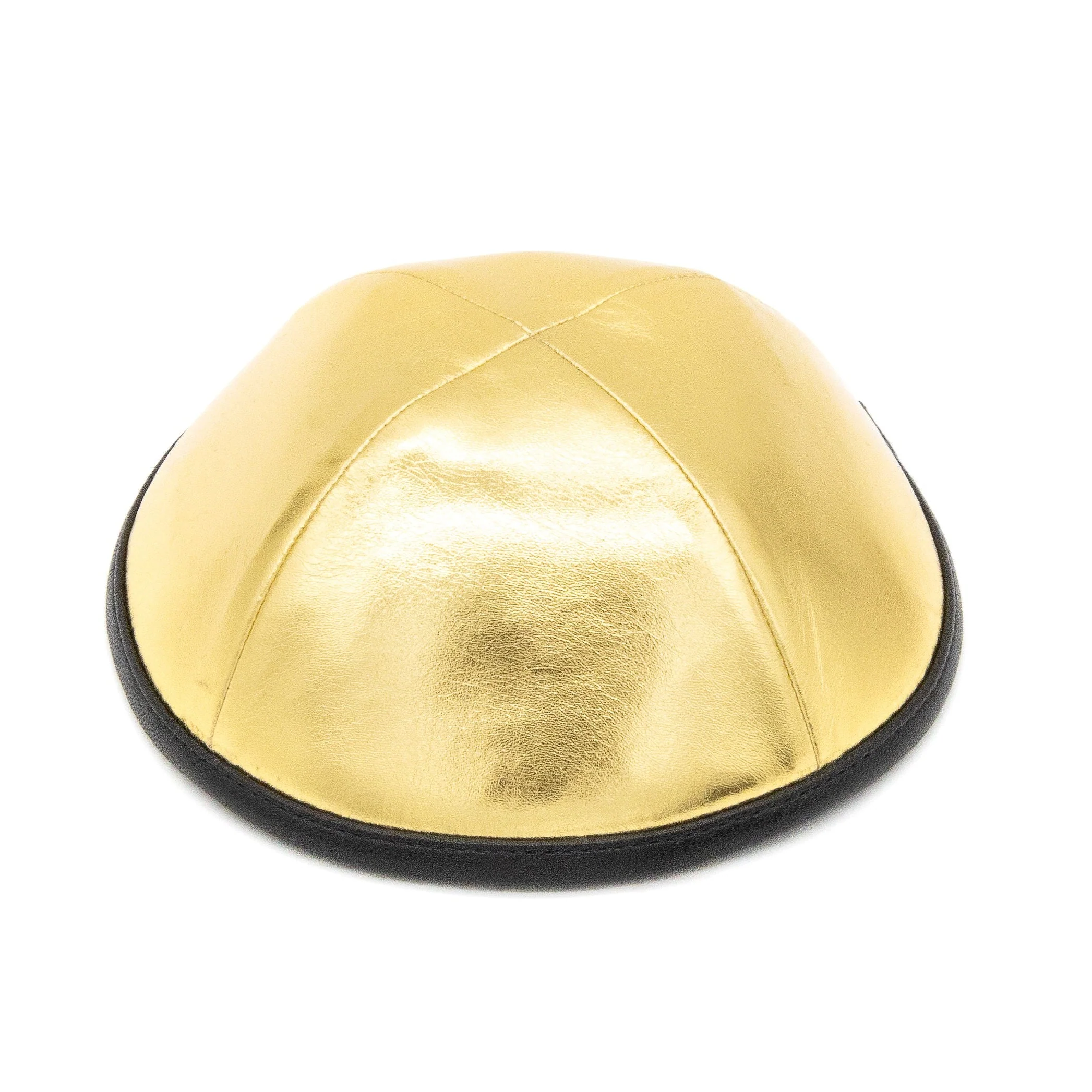 IKIPPAH SHINY LEATHER YARMULKE - Image 4