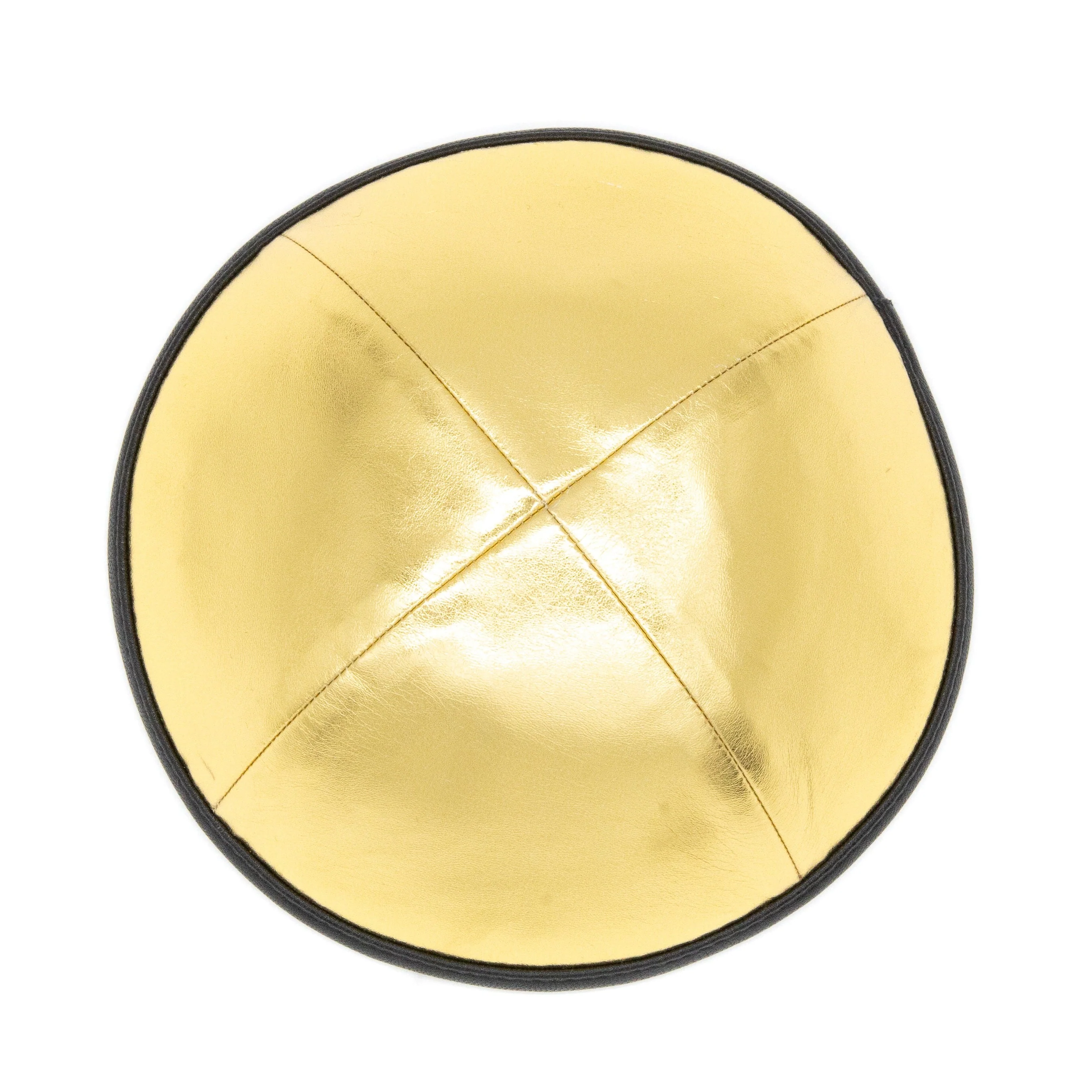 IKIPPAH SHINY LEATHER YARMULKE - Image 5