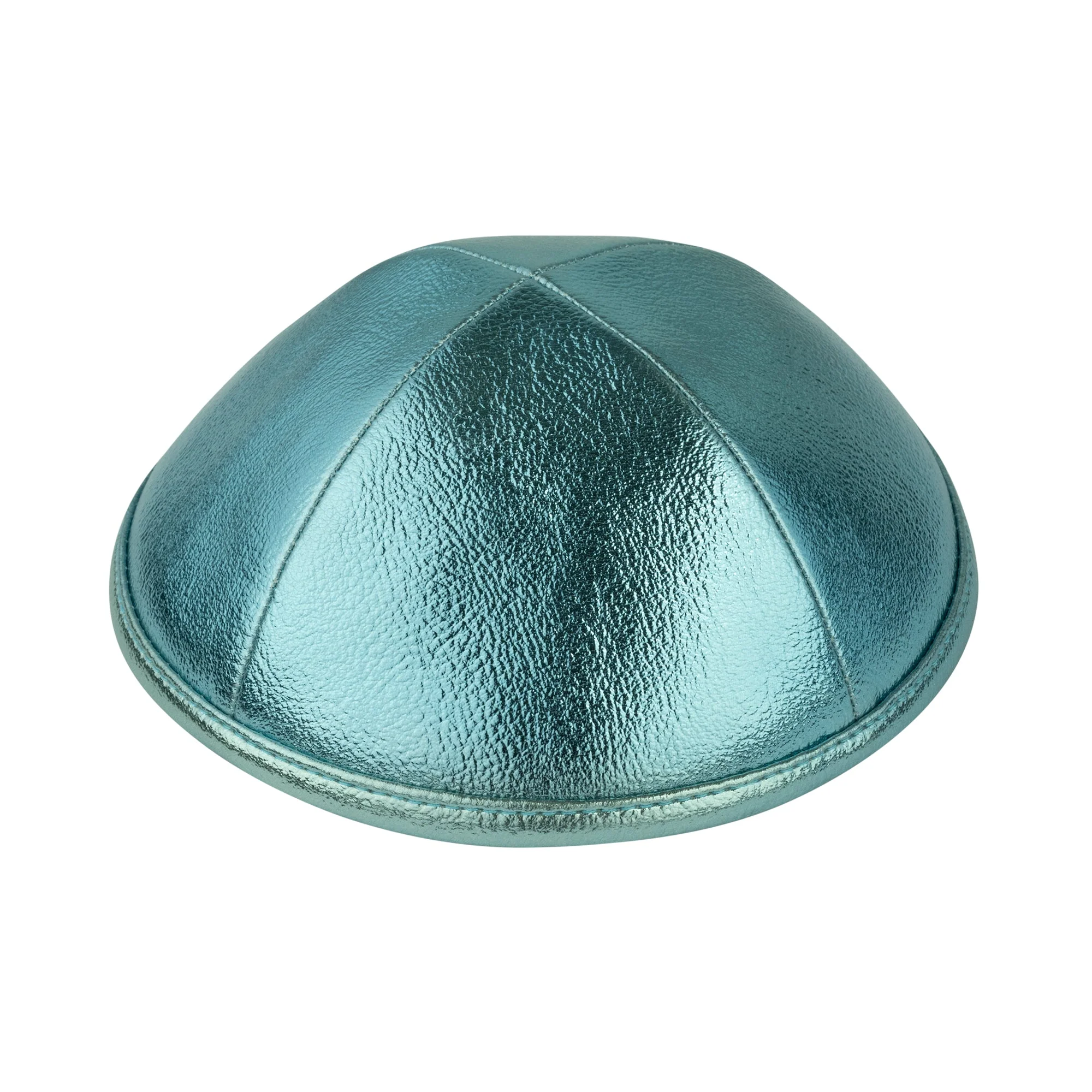 IKIPPAH SHINY LEATHER YARMULKE - Image 6