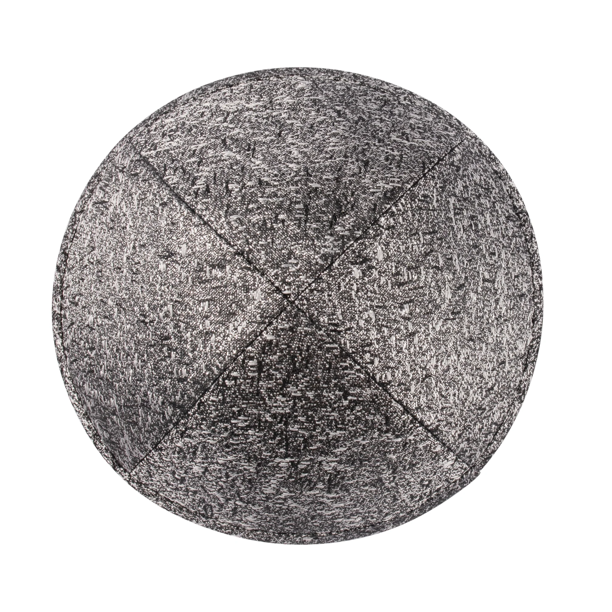 IKIPPAH POLISHED SILVER YARMULKE - Image 2
