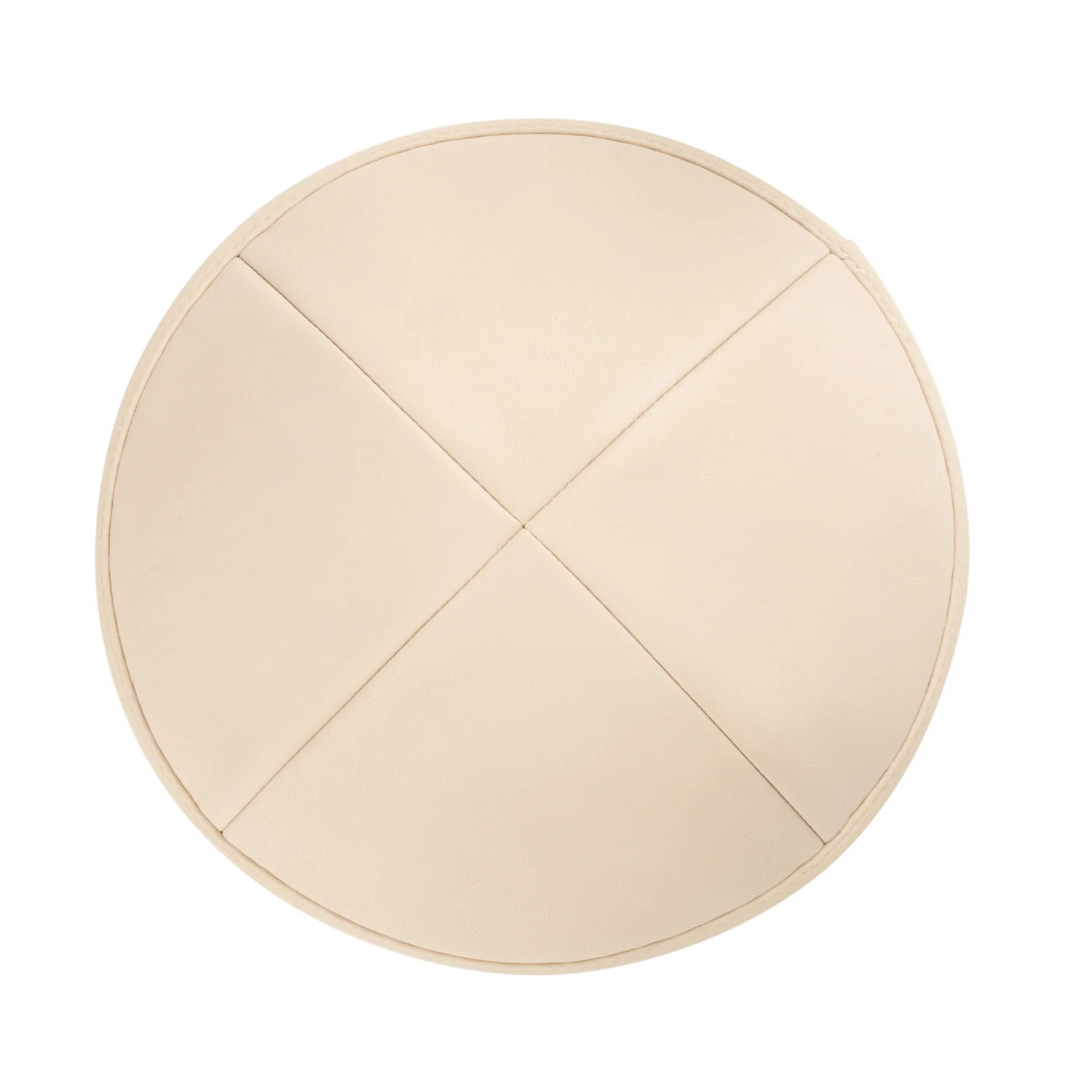 IKIPPAH TAN LEATHER YARMULKE - Image 2