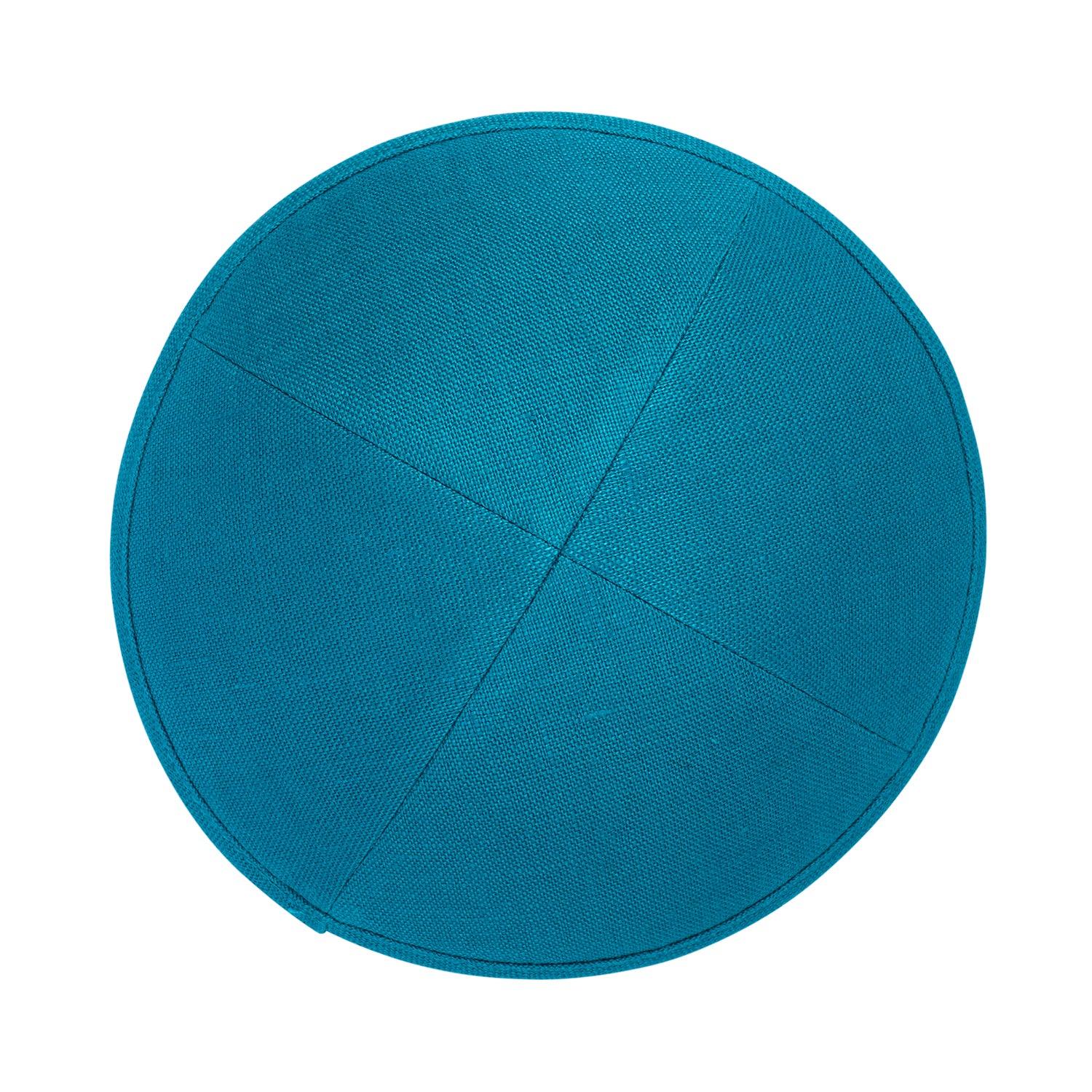 IKIPPAH TIFFANY BLUE LINEN YARMULKE - Image 2