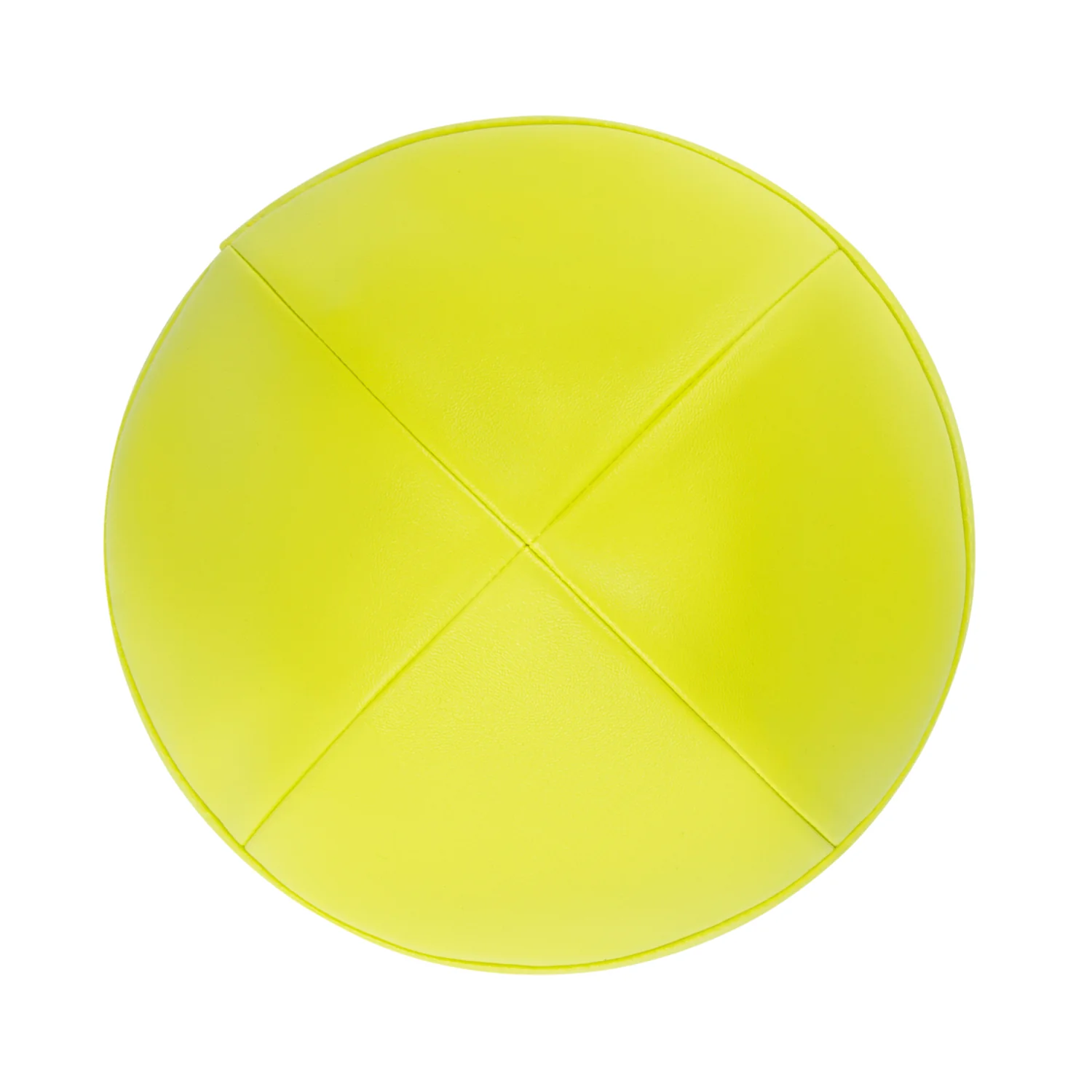 IKIPPAH LIME LEATHER YARMULKE - Image 2