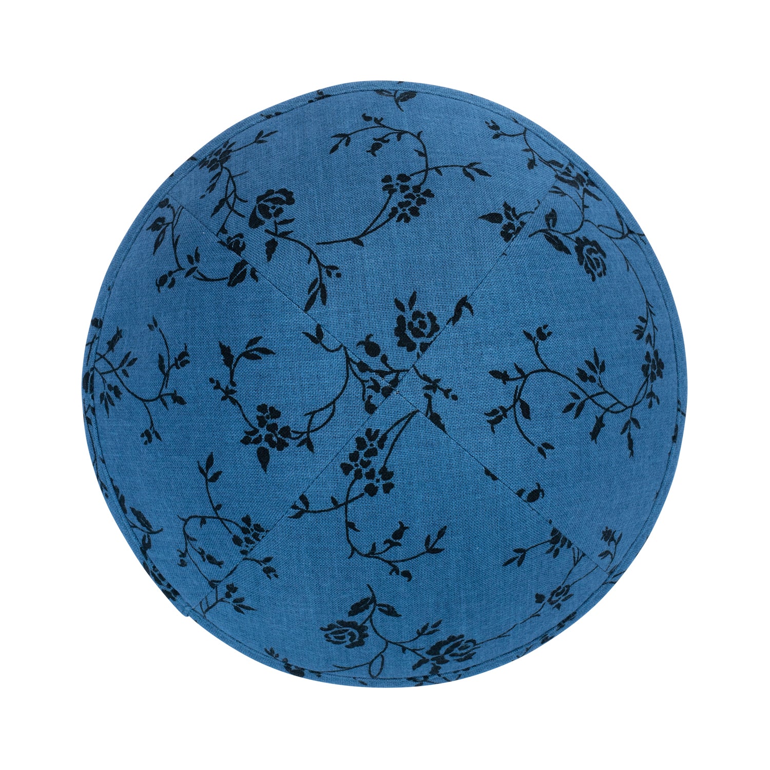 IKIPPAH NIGHTFALL BLOOM - BLUE YARMULKE - Image 2