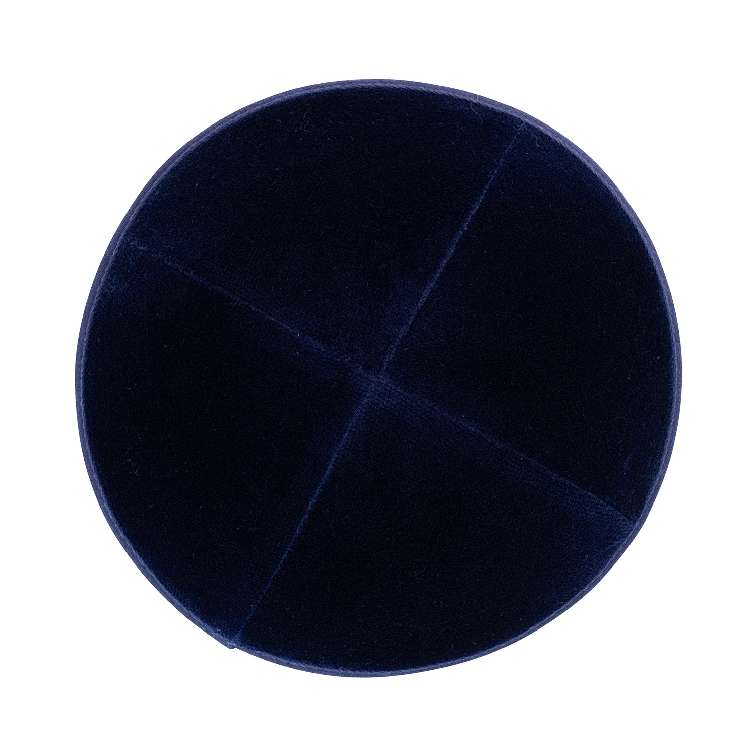 IKIPPAH NAVY VELVET YARMULKE - Image 2