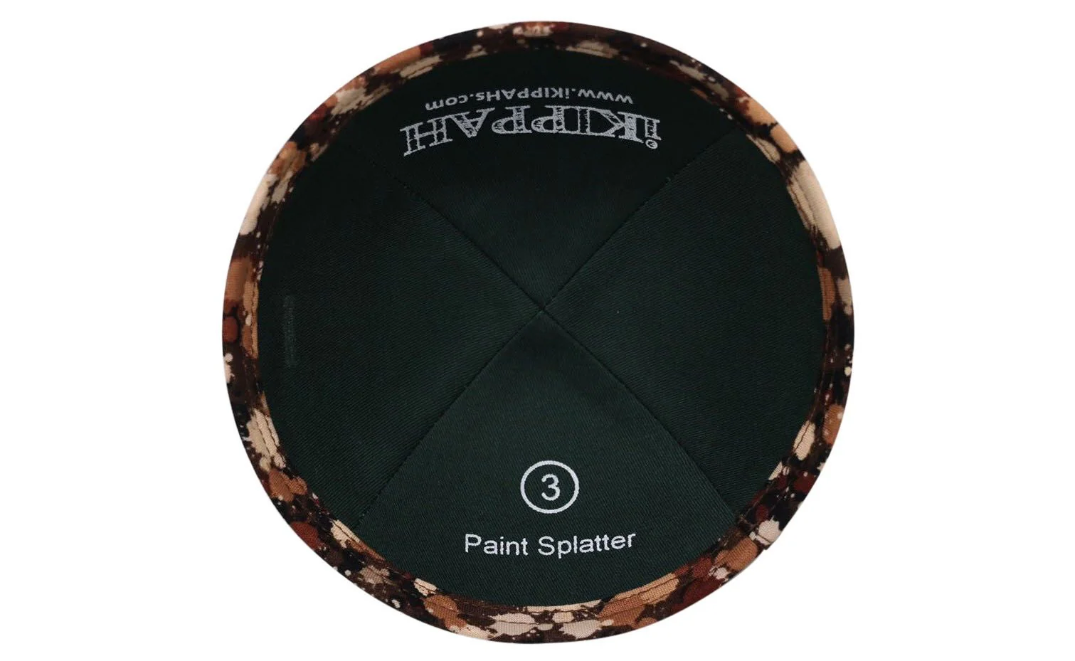 IKIPPAH PAINT SPLATTER YARMULKE - Image 3