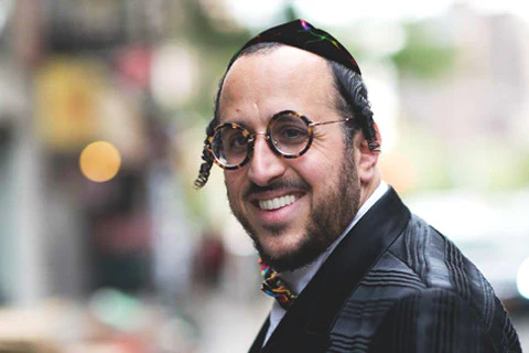 IKIPPAH LIGHTNING BOLT - GLOW IN THE DARK YARMULKE - Image 5